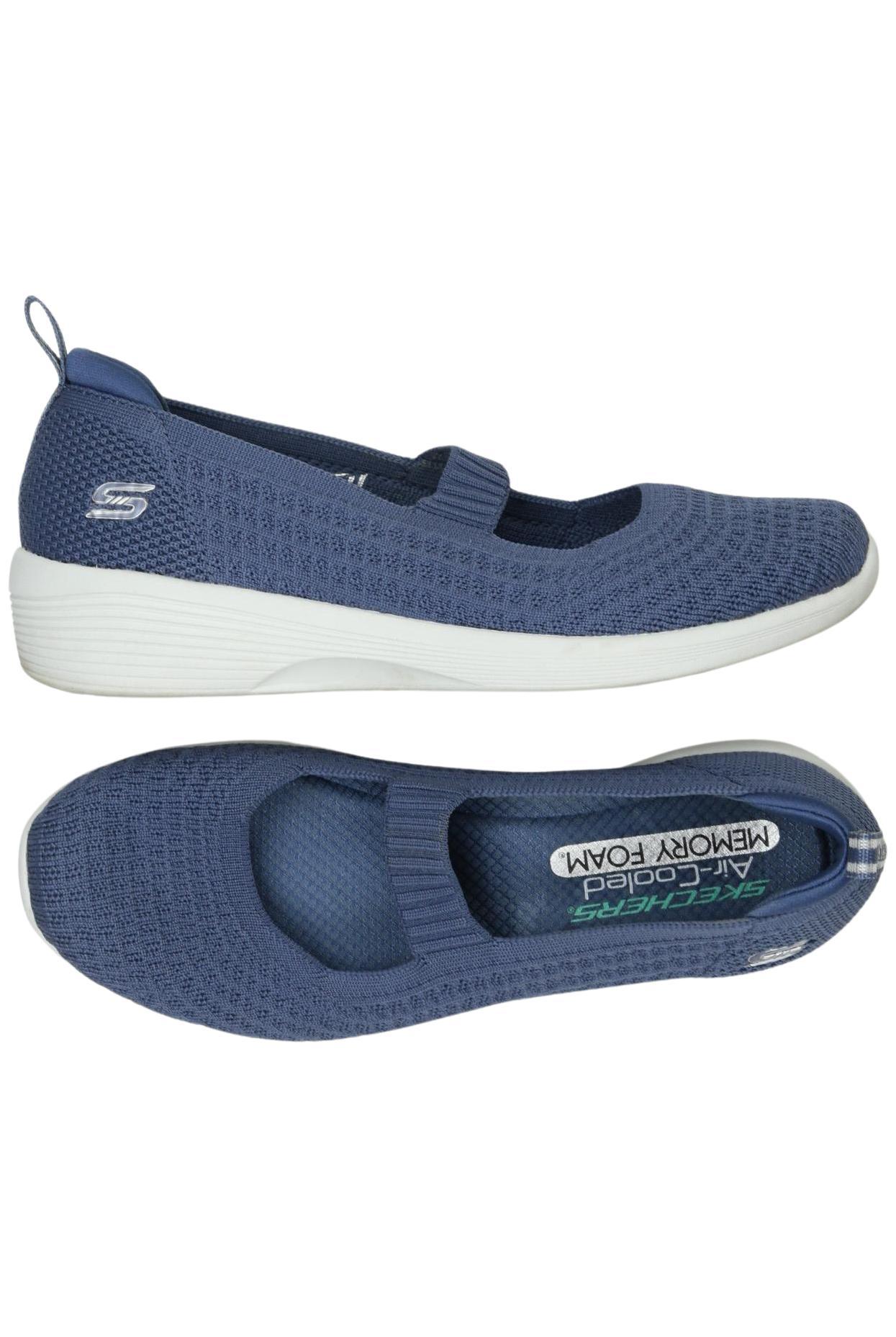 

Skechers Damen Ballerinas, blau, Gr. 36.5