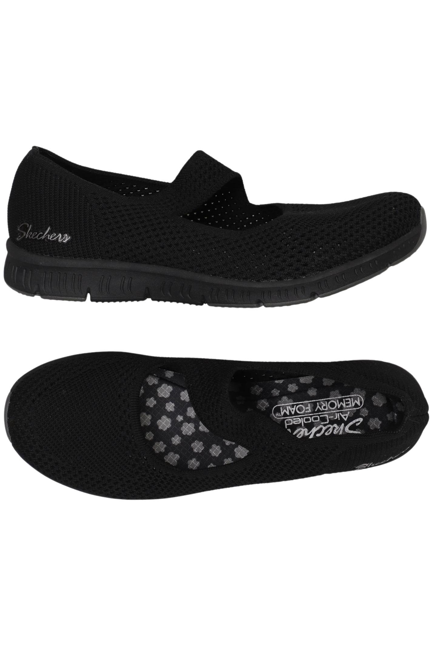 

Skechers Damen Ballerinas, schwarz, Gr. 38