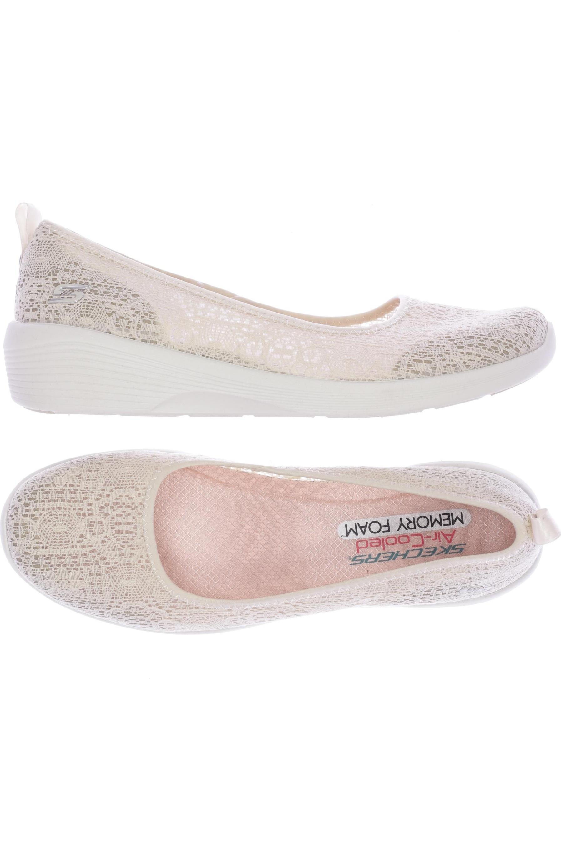 

Skechers Damen Ballerinas, cremeweiß, Gr. 40