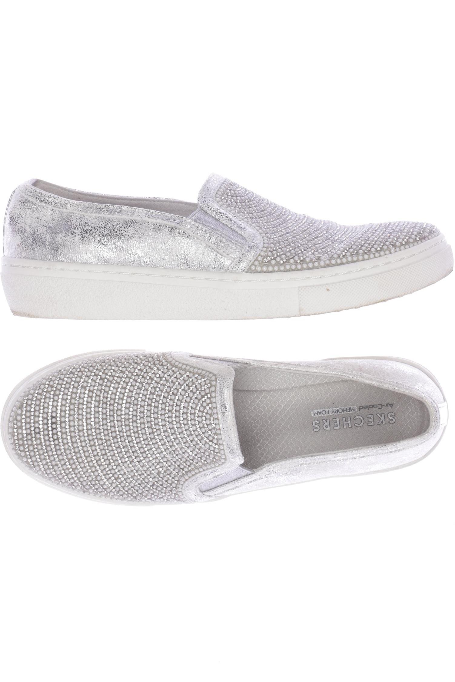 

Skechers Damen Halbschuh, silber, Gr. 38