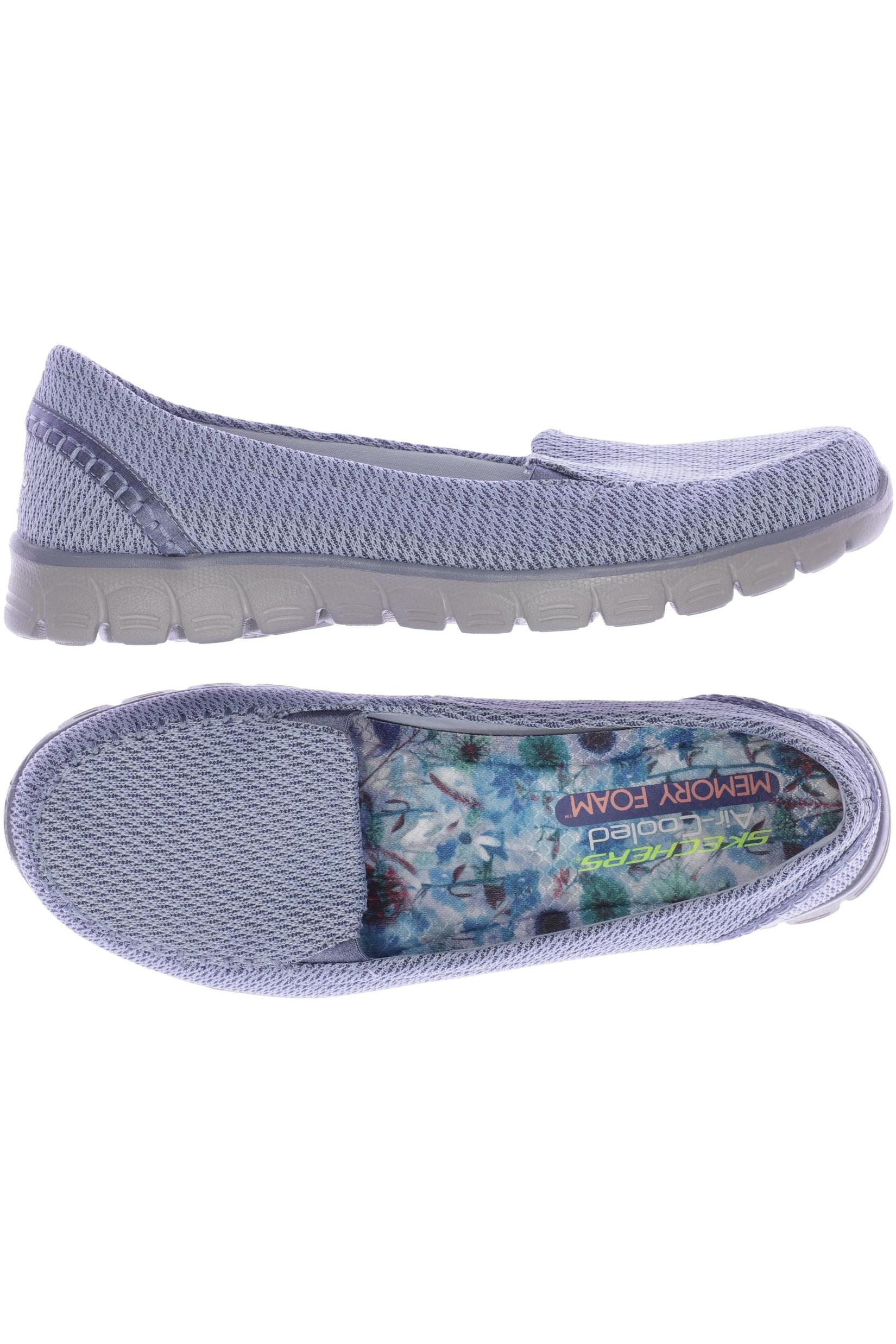 

Skechers Damen Halbschuh, blau, Gr. 38.5