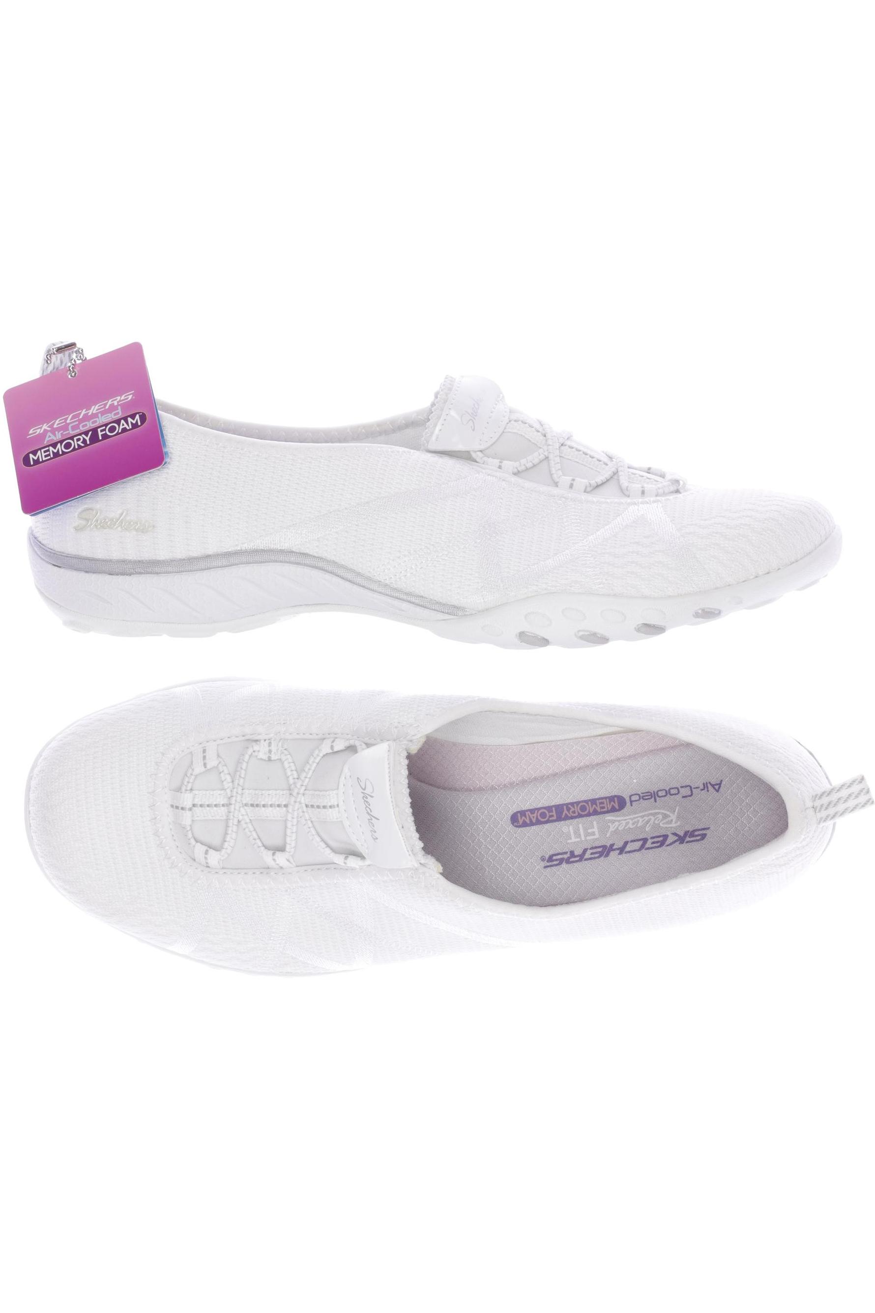 

Skechers Damen Halbschuh, weiß, Gr. 38.5