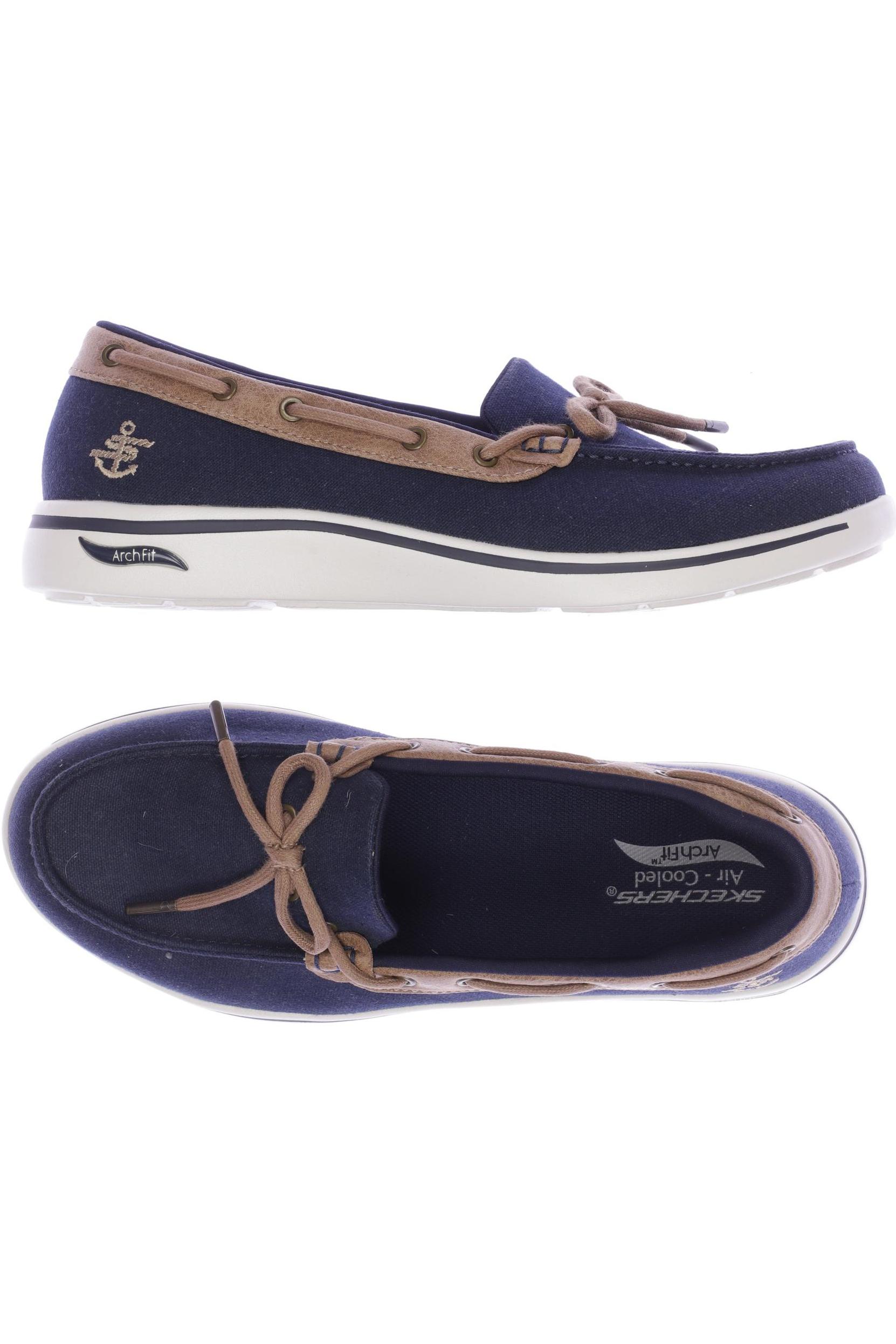 

Skechers Damen Halbschuh, marineblau, Gr. 38