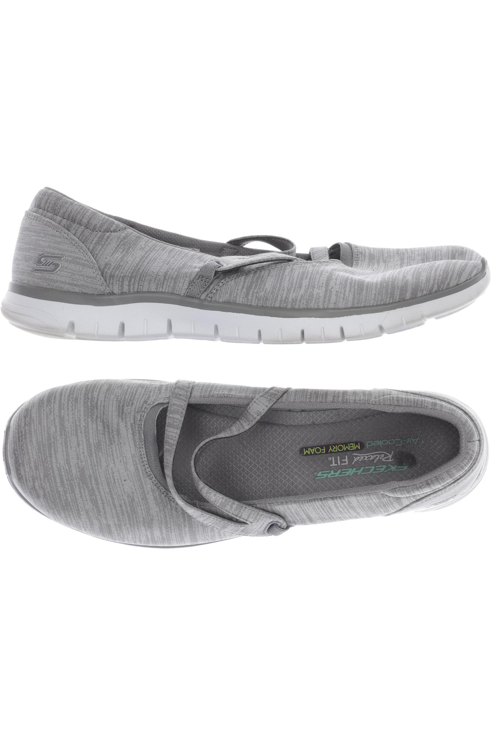 

Skechers Damen Halbschuh, grau, Gr. 41