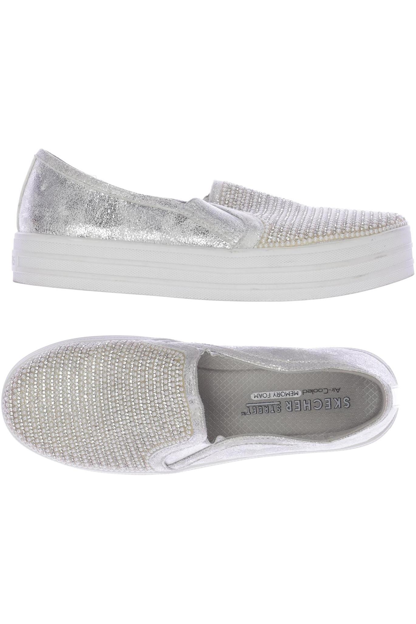 

Skechers Damen Halbschuh, silber, Gr. 36