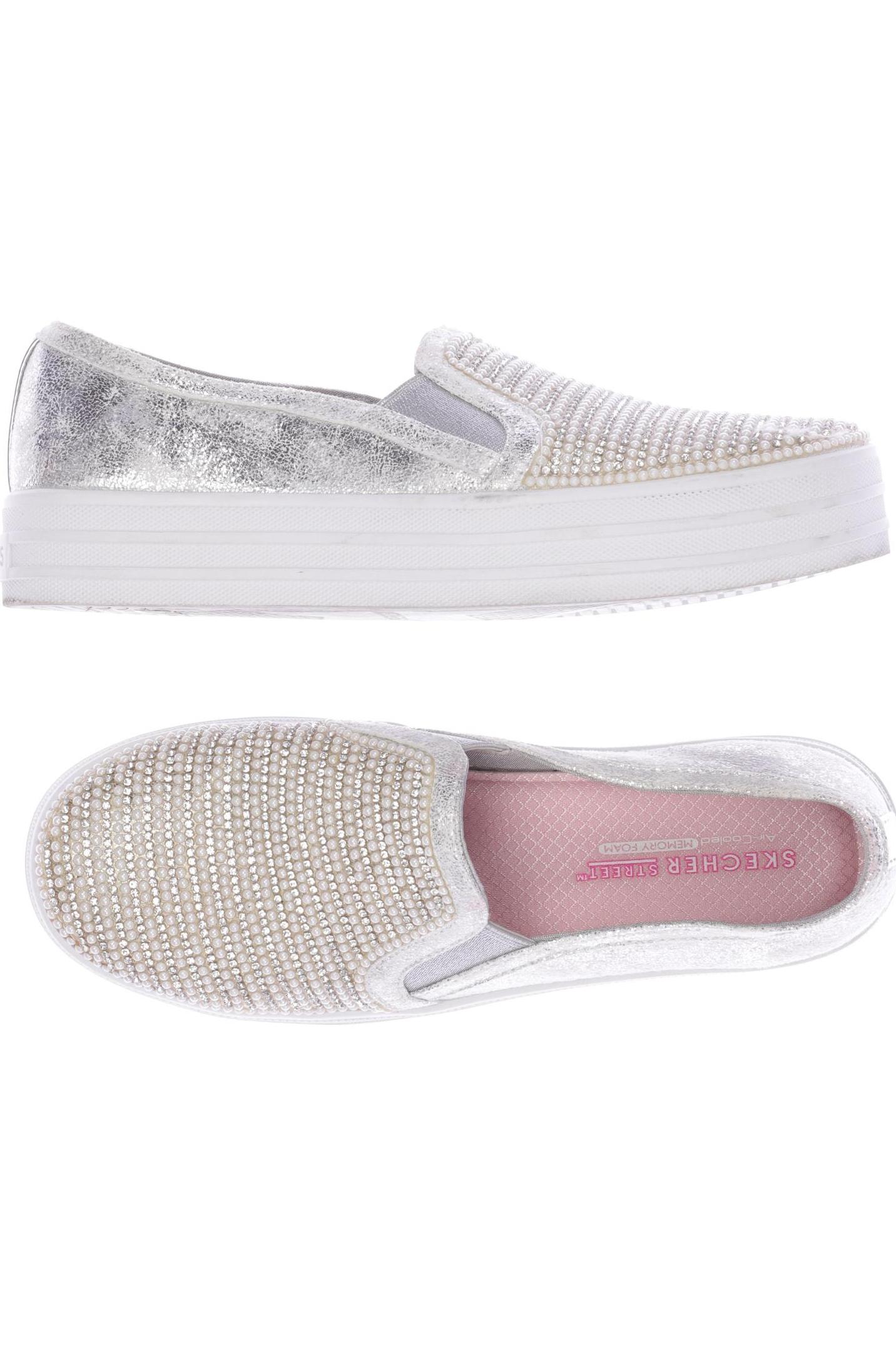 

SKECHERS Damen Halbschuh, silber
