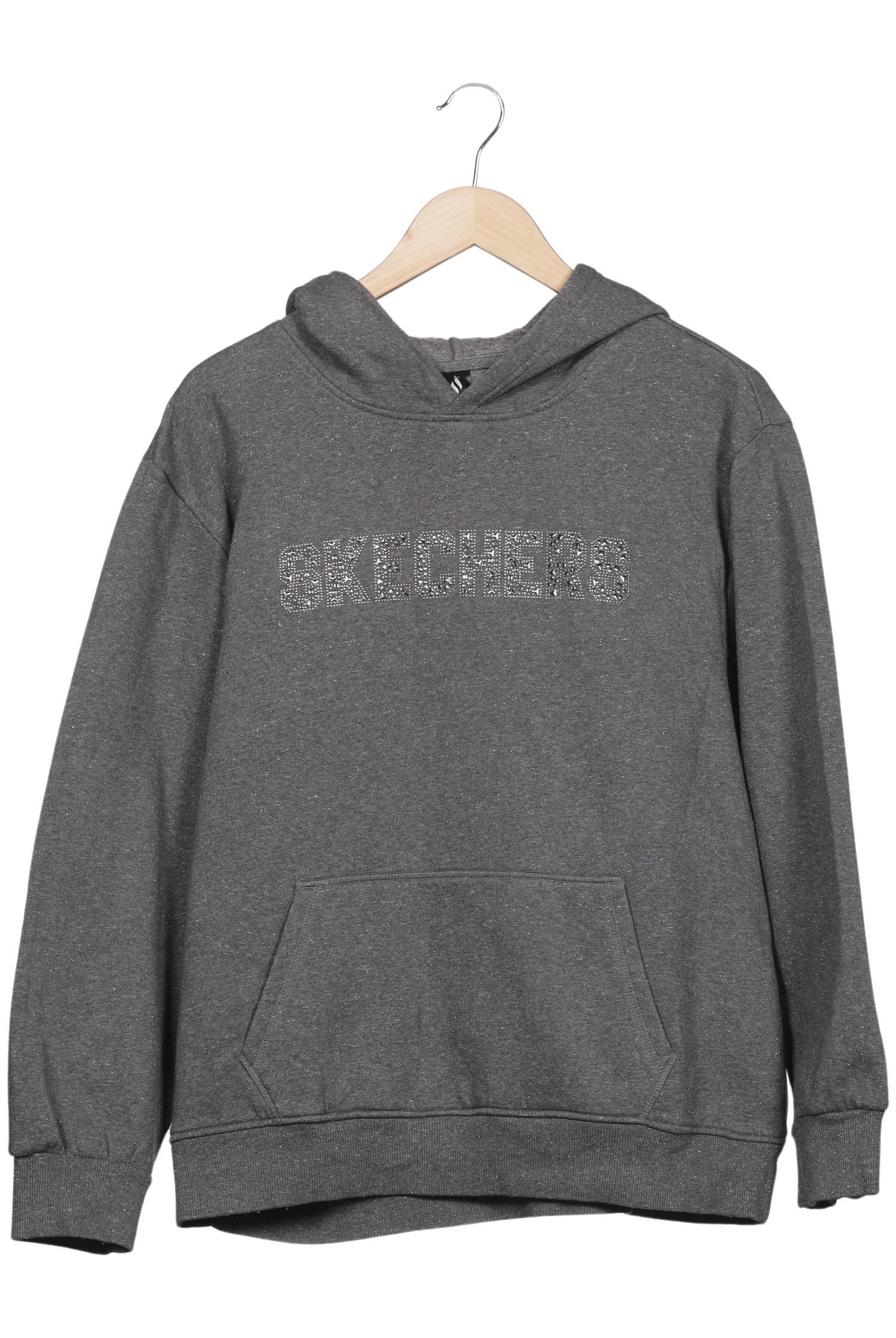 

Skechers Damen Kapuzenpullover, grau, Gr. 44
