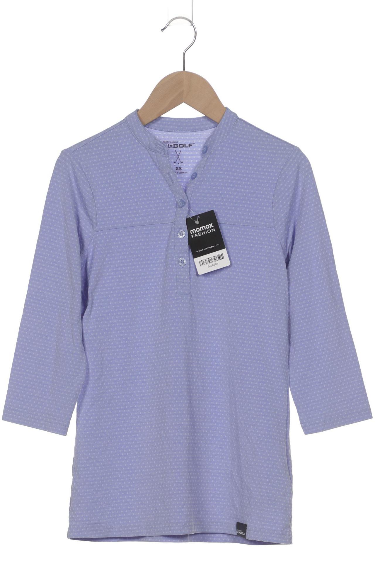 

Skechers Damen Langarmshirt, blau, Gr. 34