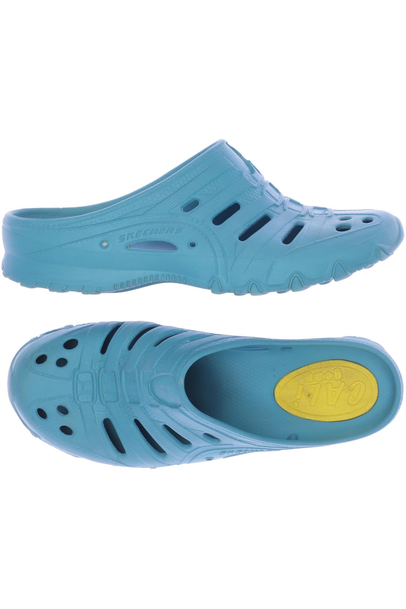 

Skechers Damen Sandale, blau, Gr. 9