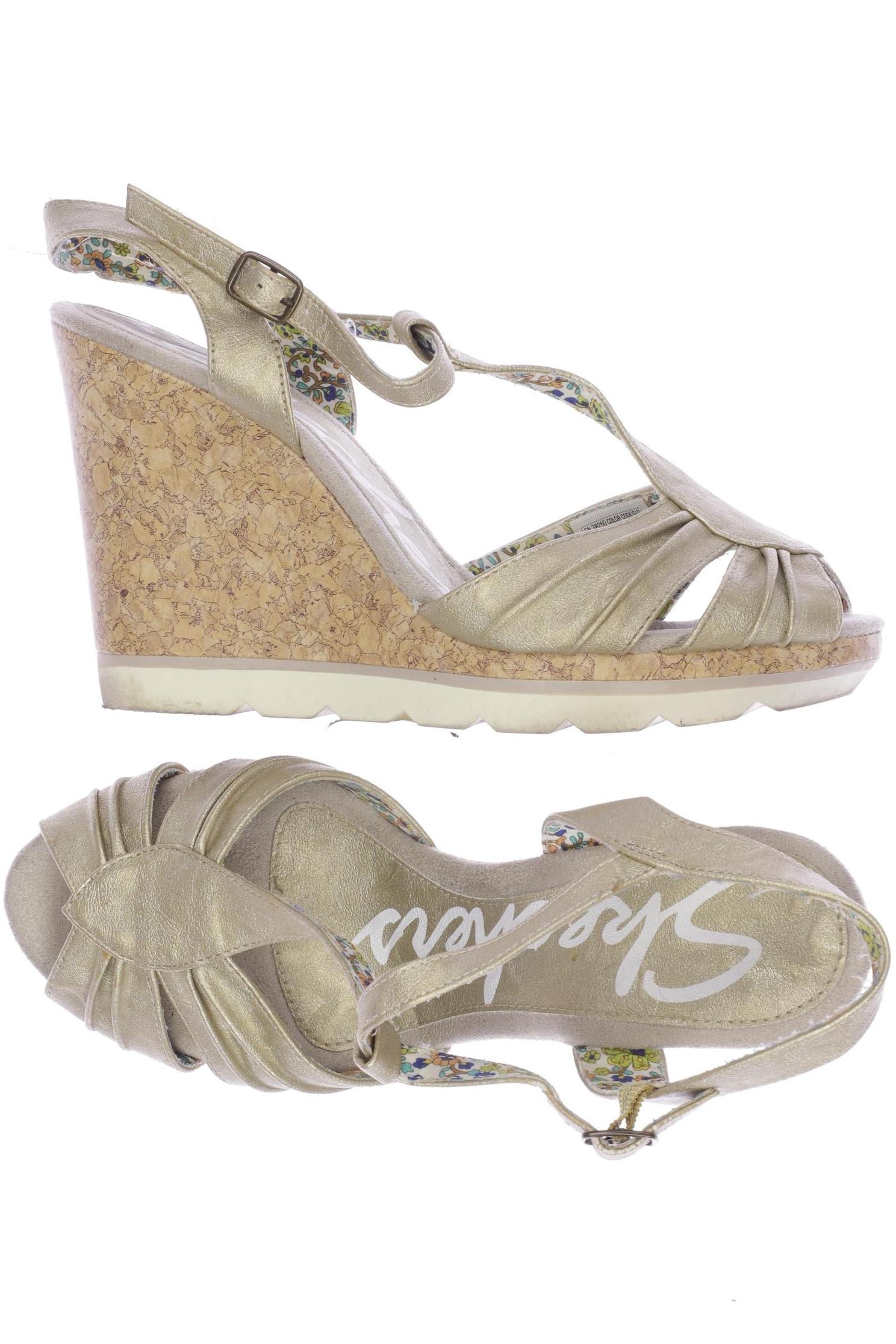 

Skechers Damen Sandale, gold, Gr. 38