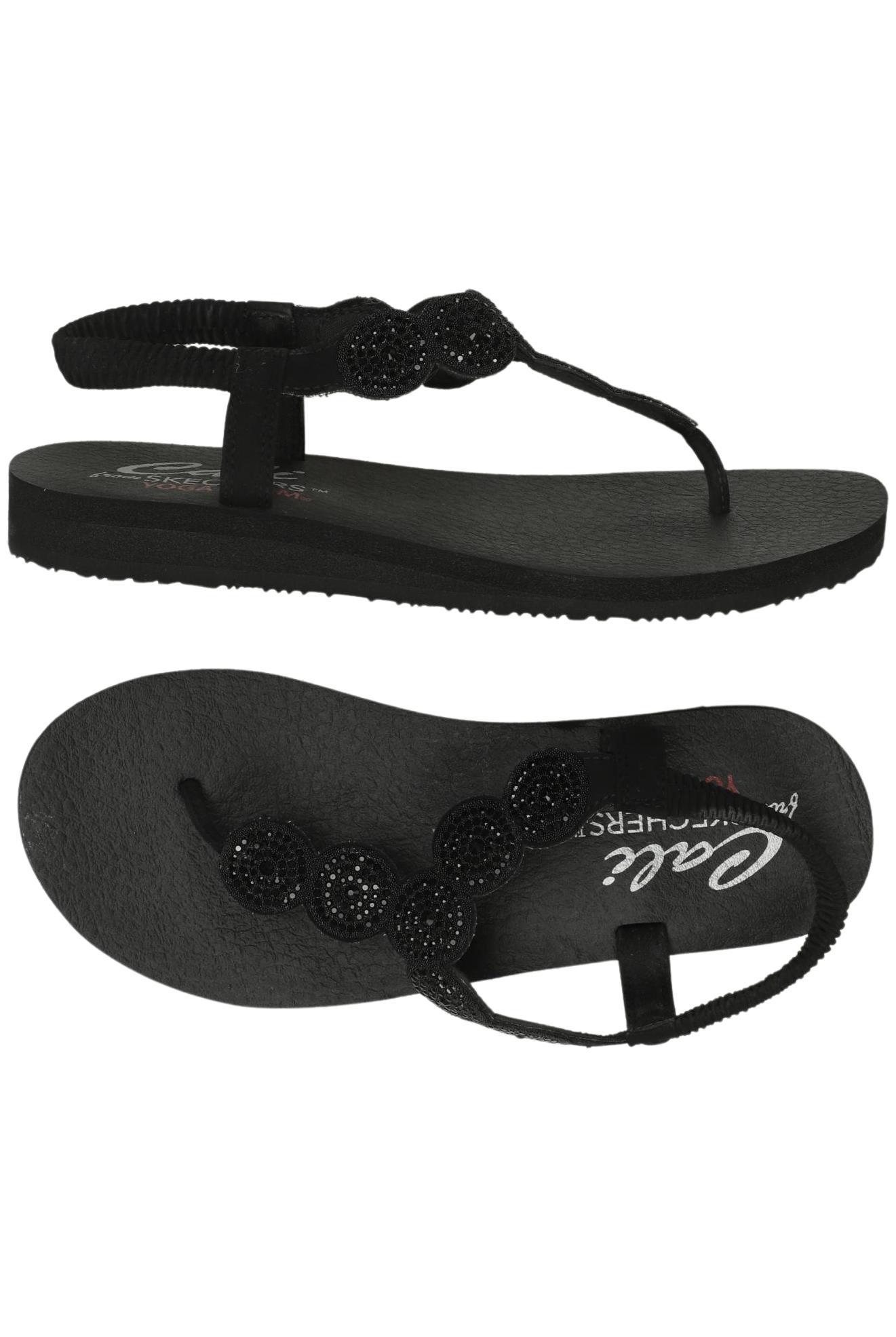

Skechers Damen Sandale, schwarz, Gr. 38