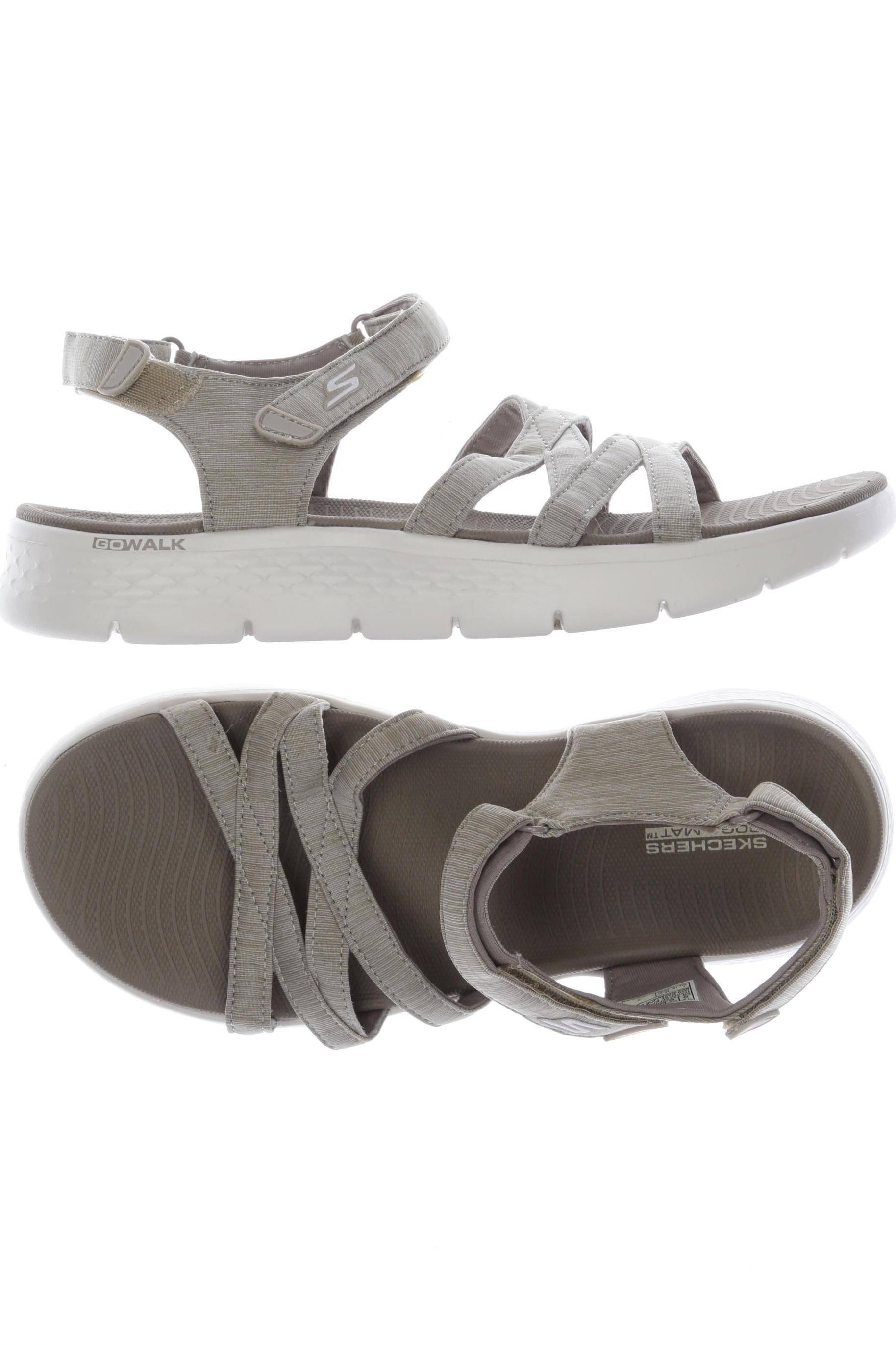 

Skechers Damen Sandale, beige, Gr. 39