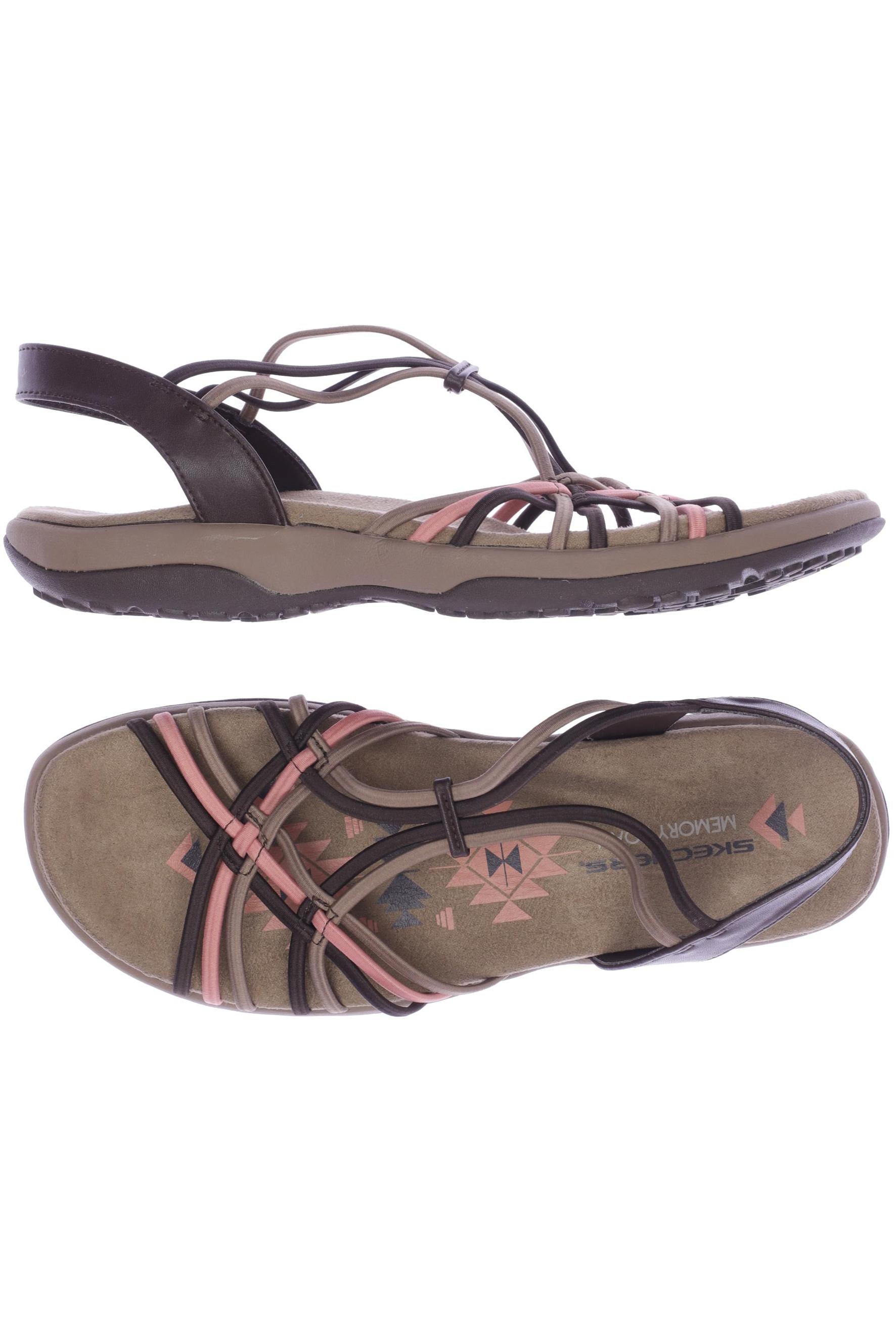 

SKECHERS Damen Sandale, braun