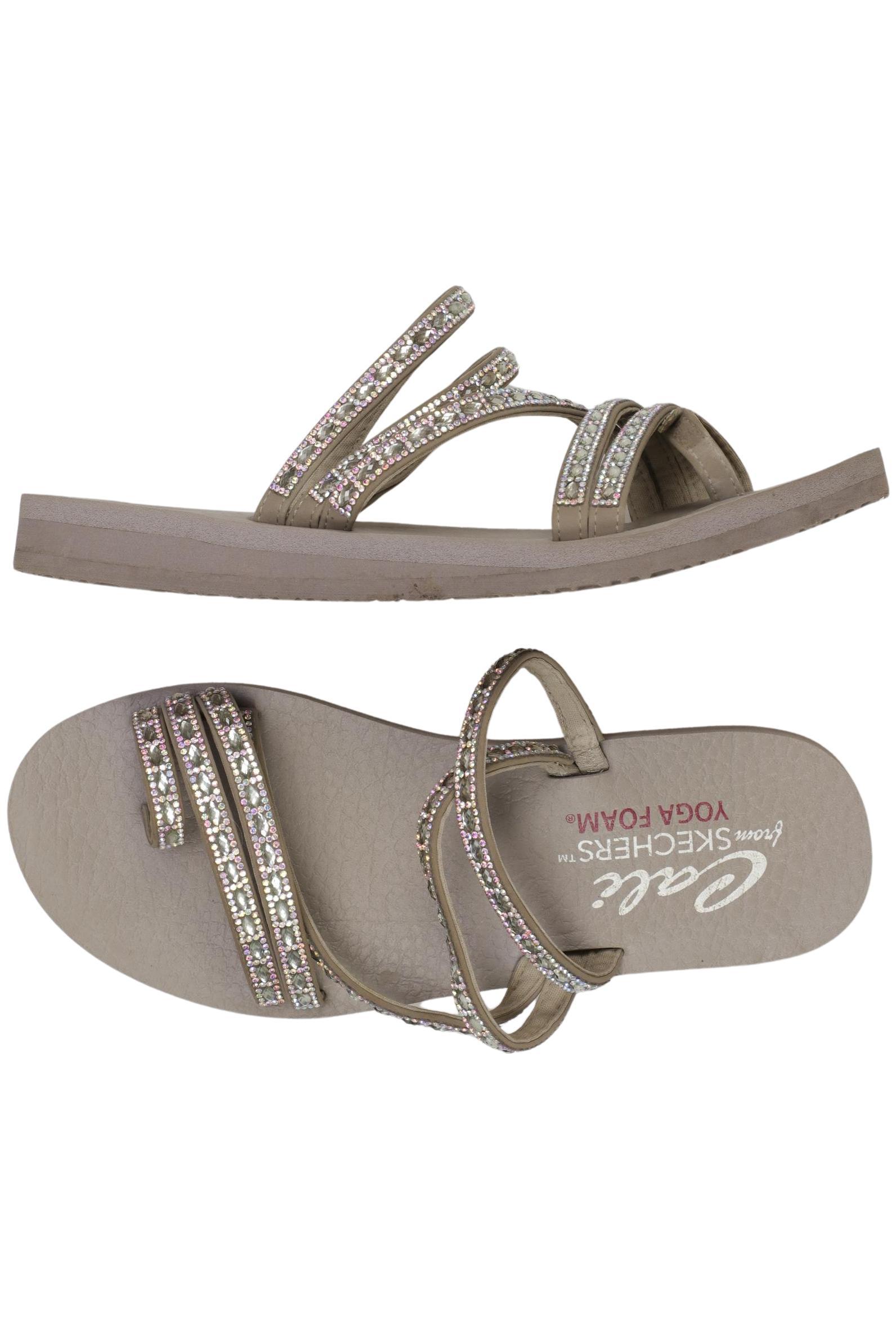 

Skechers Damen Sandale, beige, Gr. 39.5