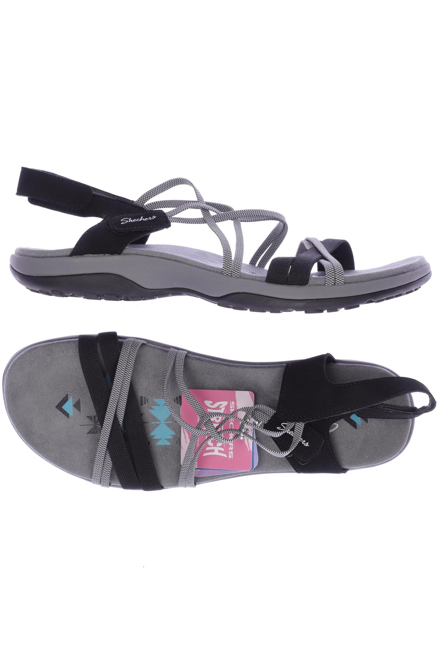 

Skechers Damen Sandale, schwarz, Gr. 9