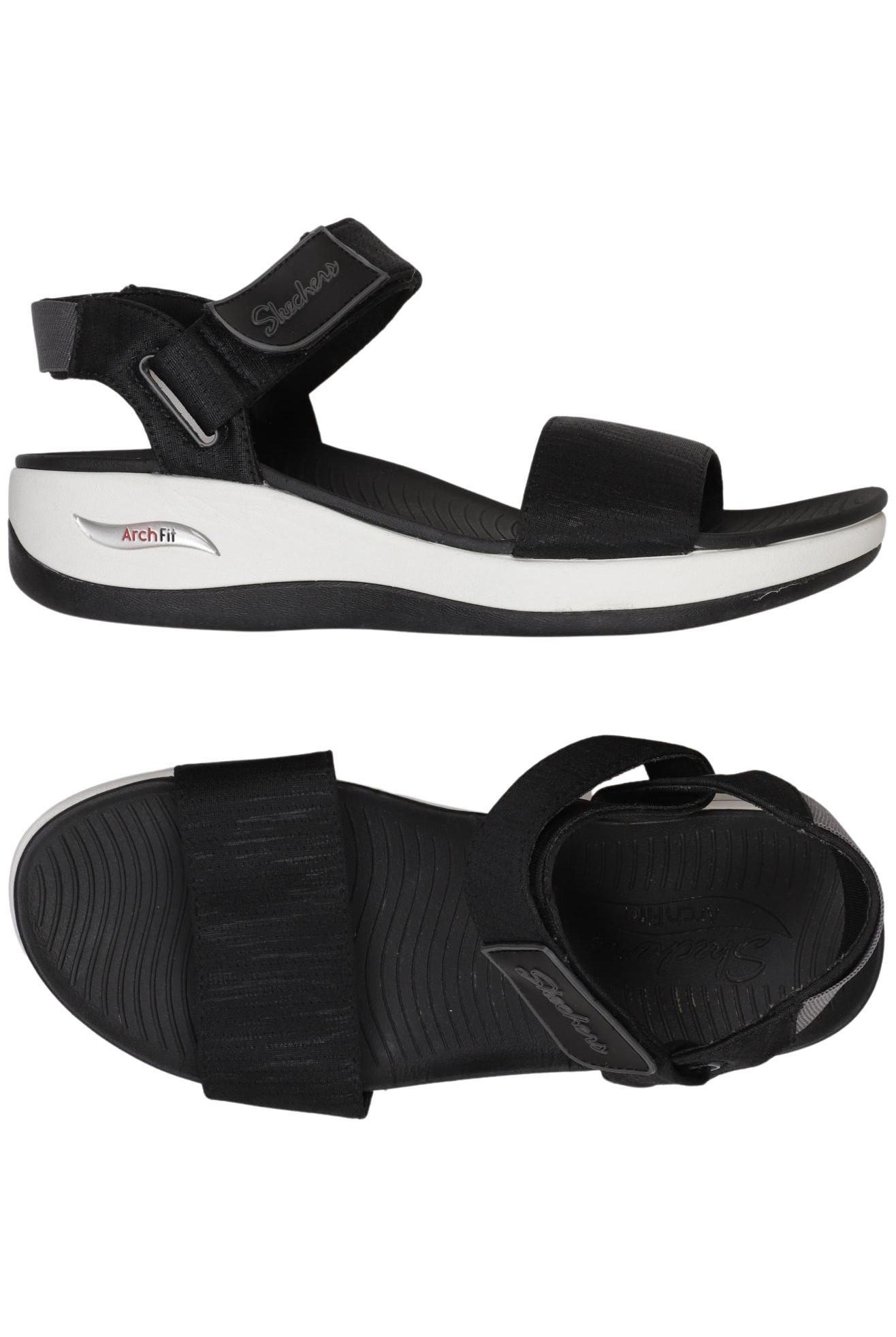 

Skechers Damen Sandale, schwarz, Gr. 39