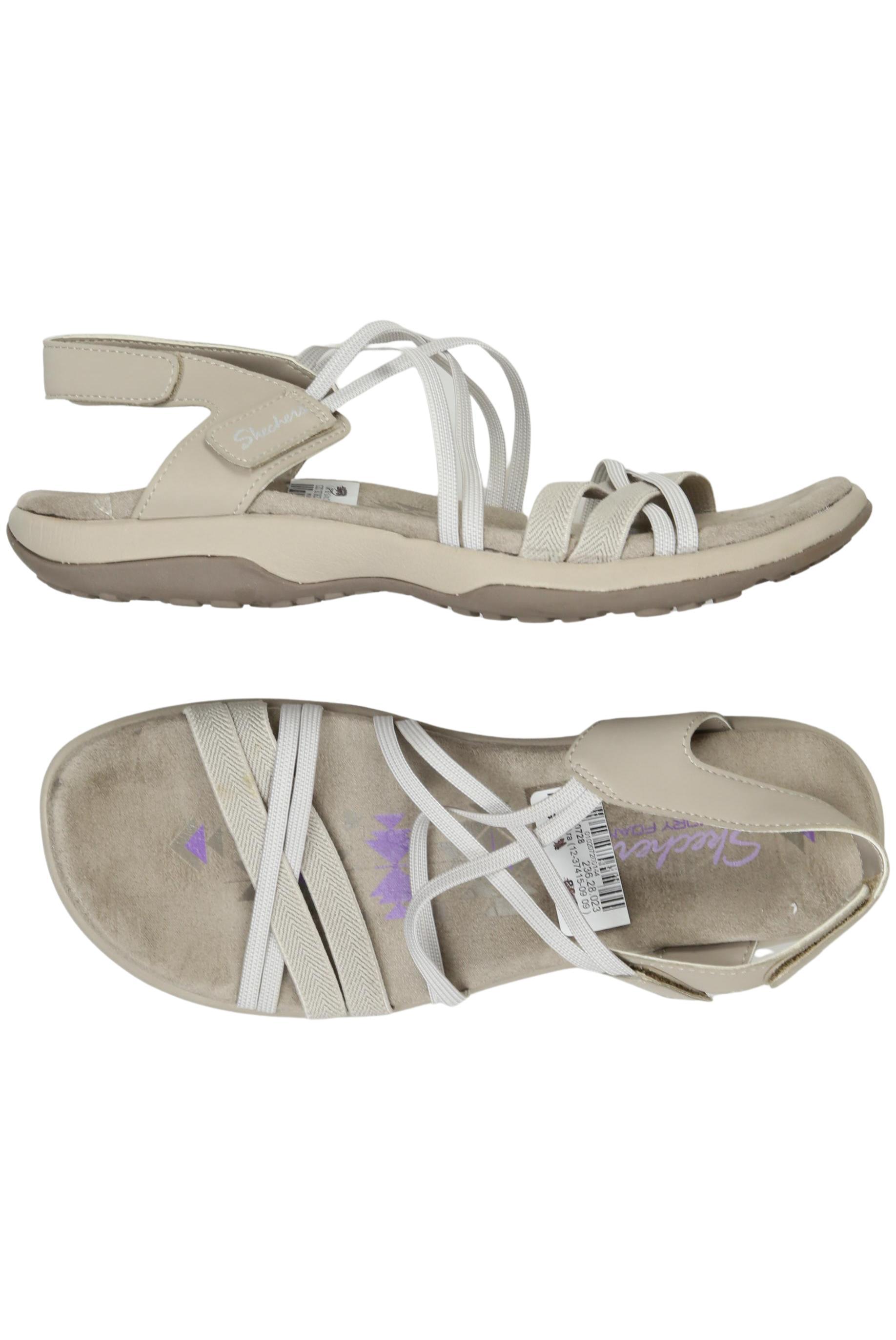 

Skechers Damen Sandale, beige, Gr. 38