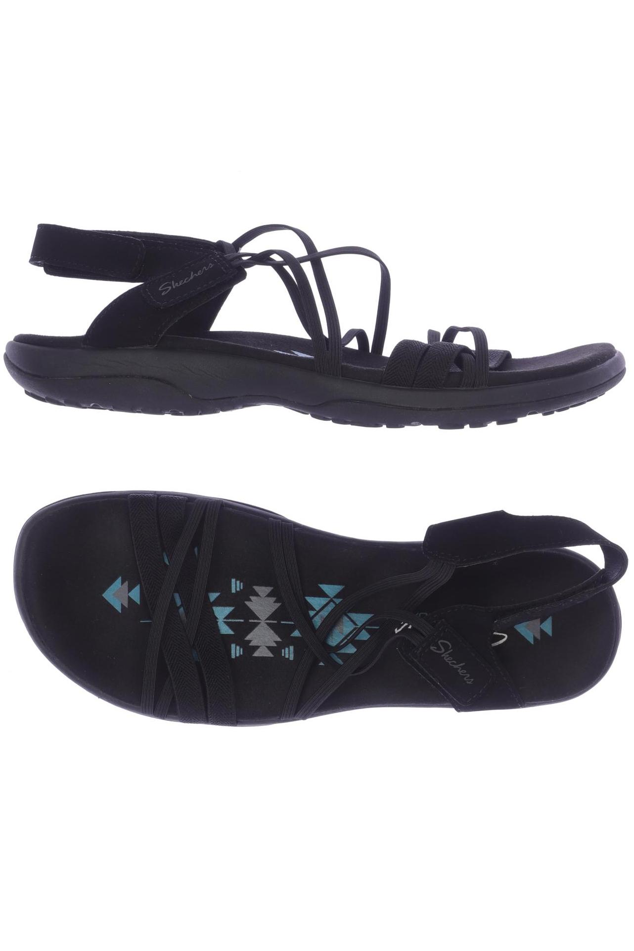 

Skechers Damen Sandale, schwarz, Gr. 9