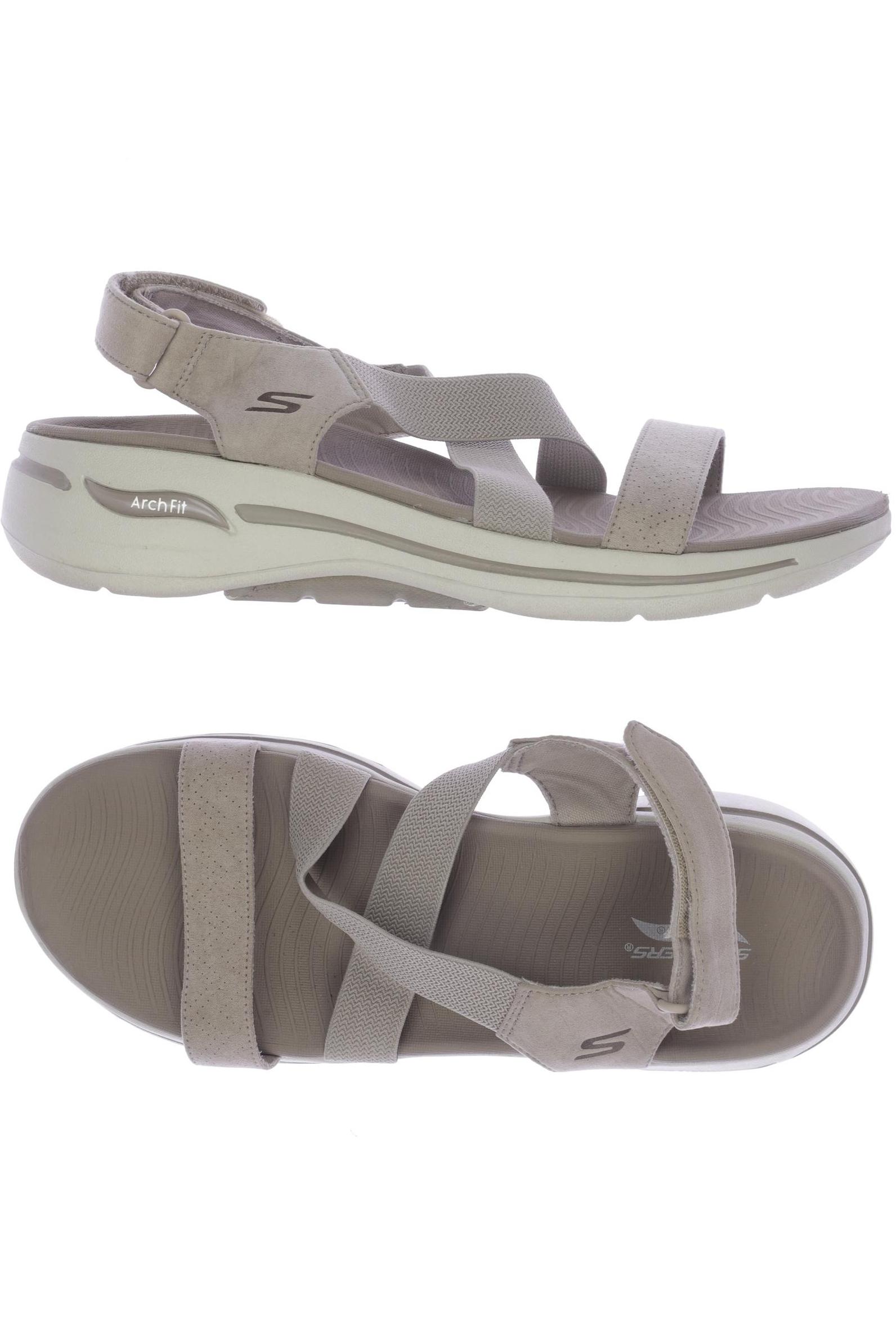 

Skechers Damen Sandale, beige, Gr. 41
