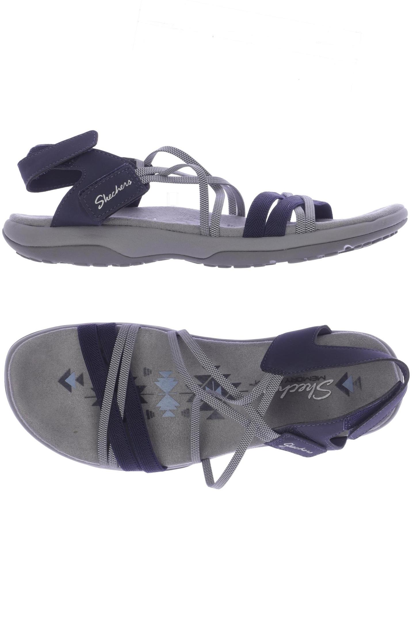 

SKECHERS Damen Sandale, marineblau