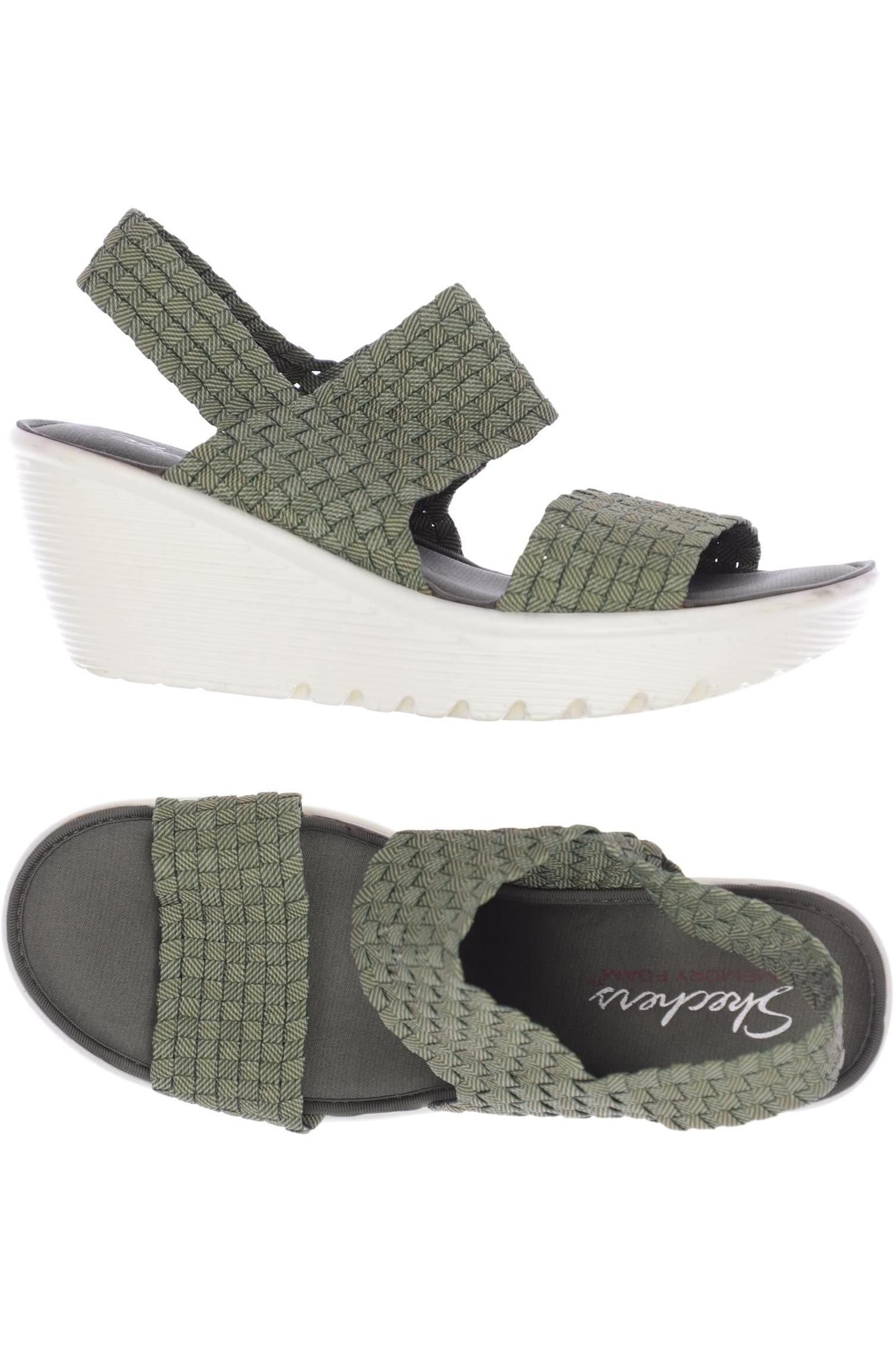 

Skechers Damen Sandale, grün, Gr. 36.5