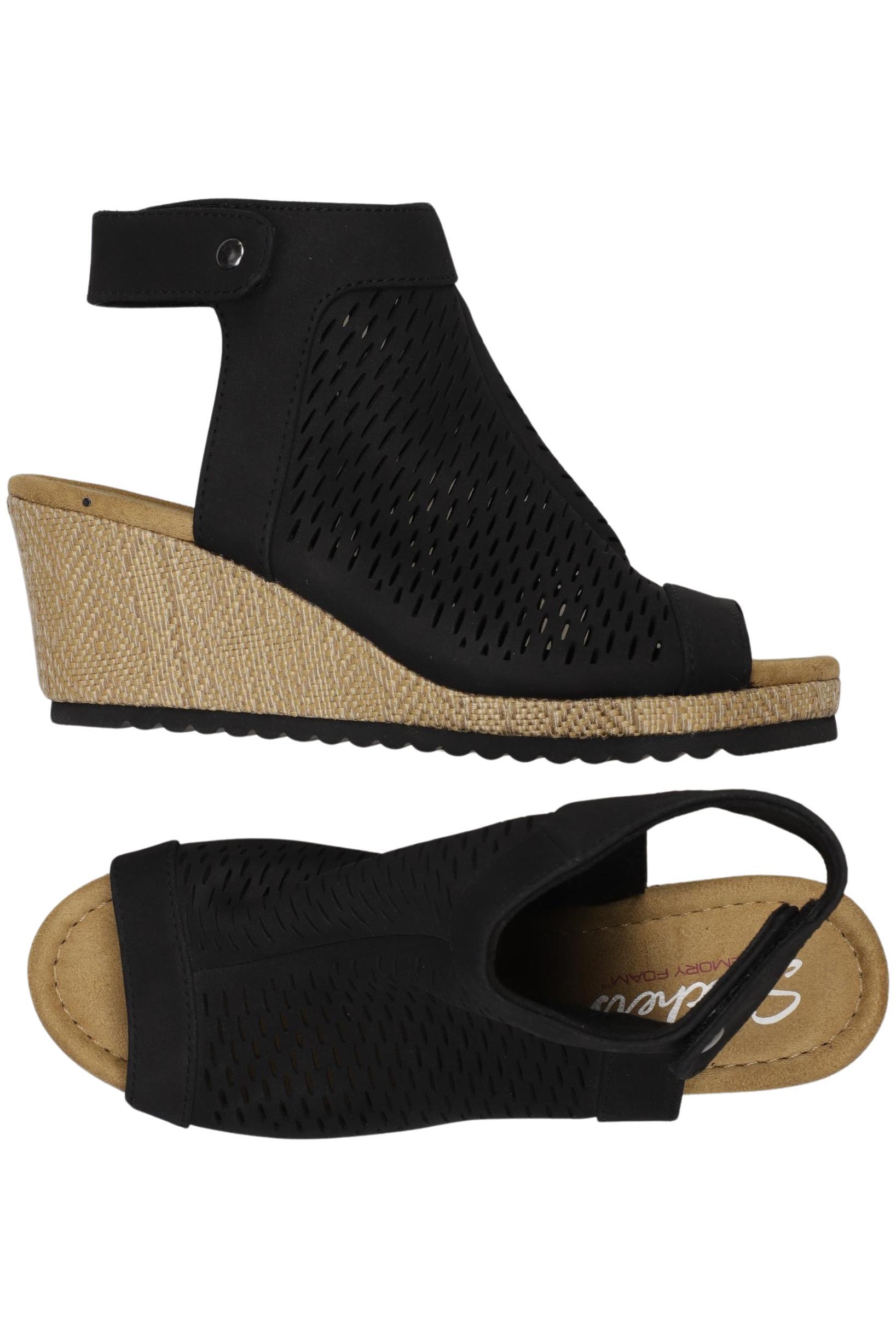 

Skechers Damen Sandale, schwarz, Gr. 37