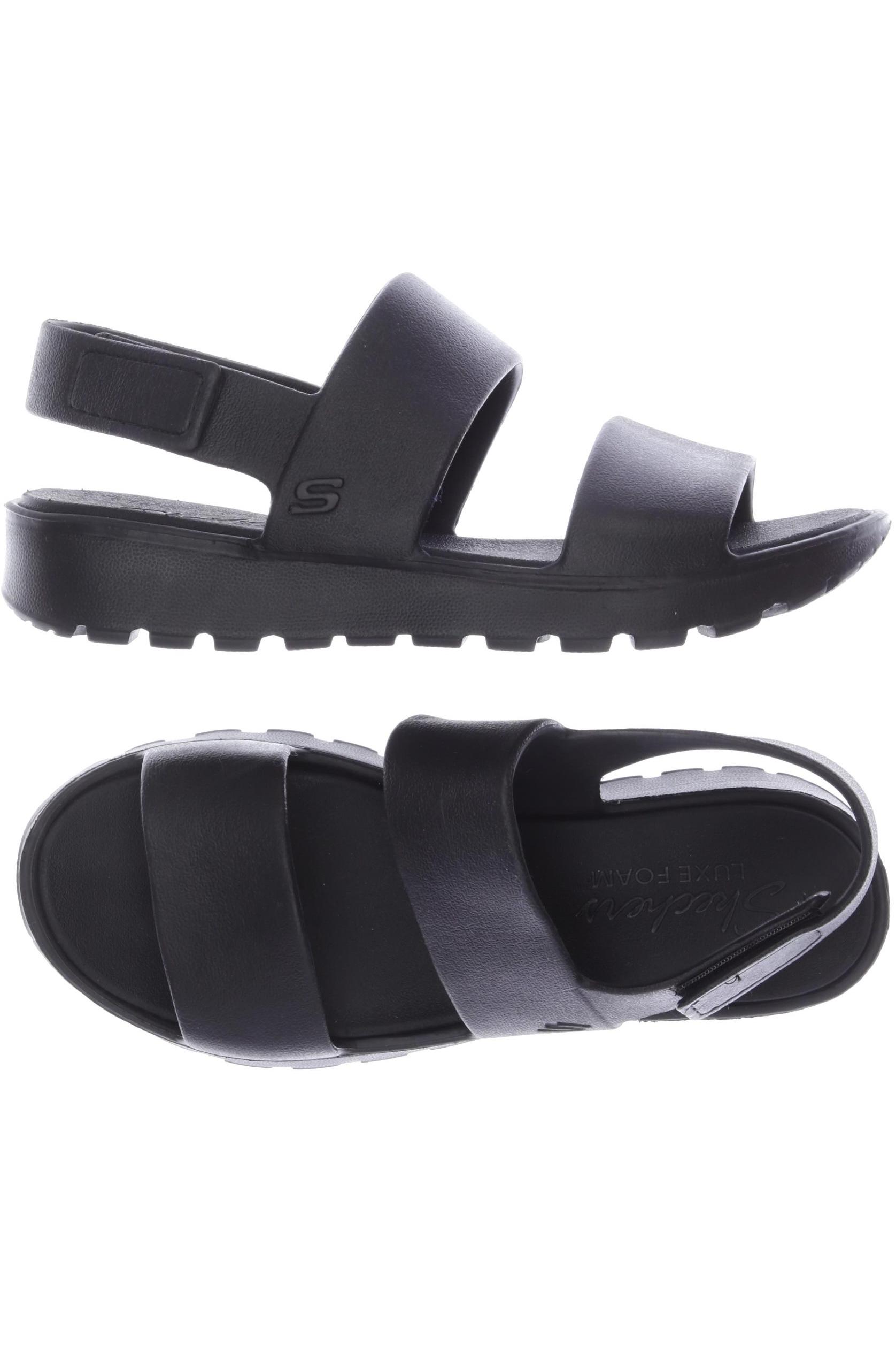 

Skechers Damen Sandale, schwarz, Gr. 8