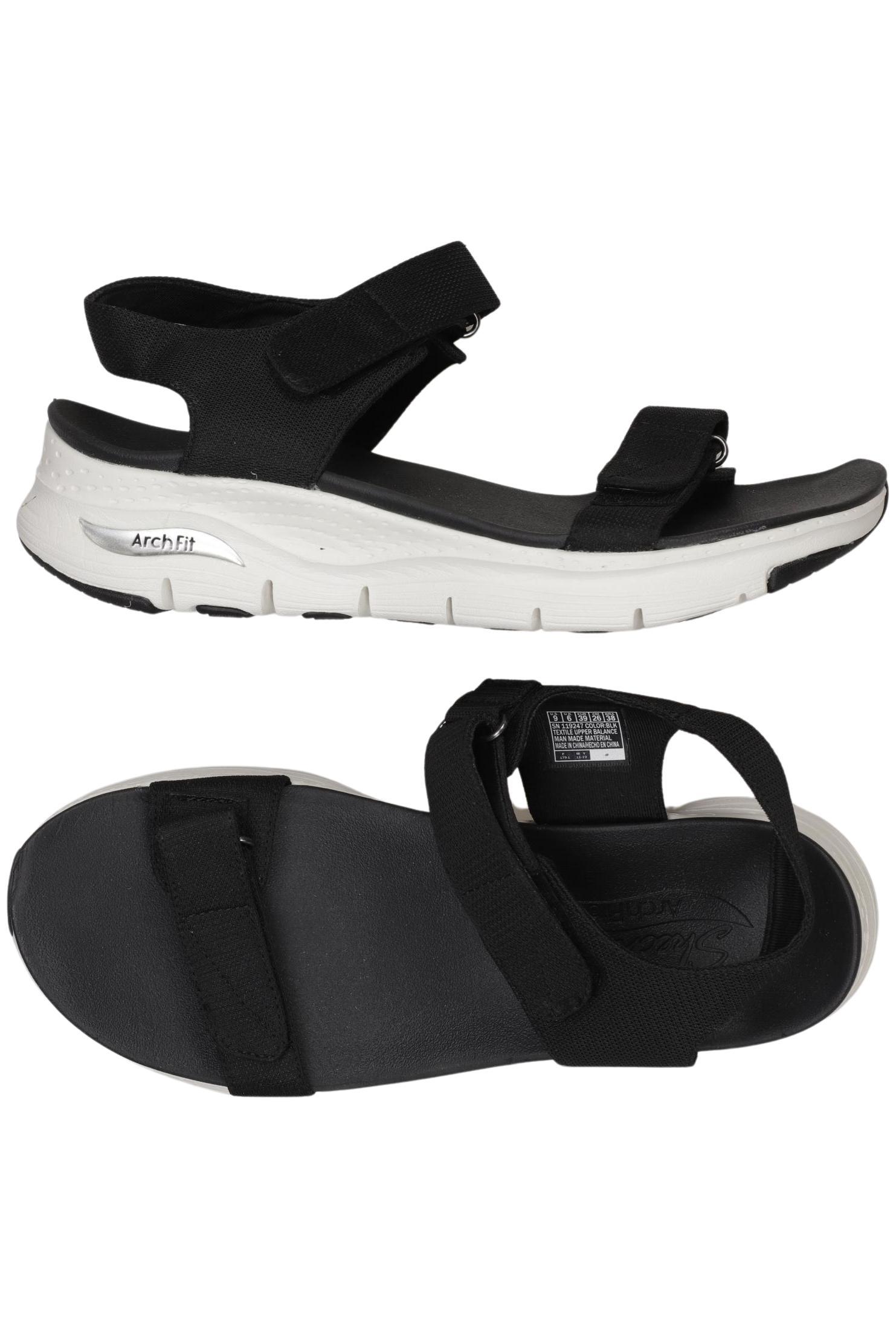 

Skechers Damen Sandale, schwarz, Gr. 39