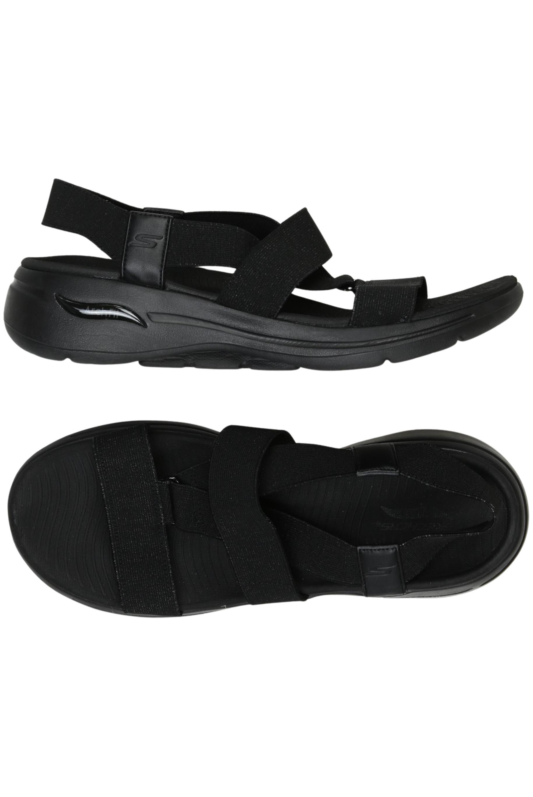 

Skechers Damen Sandale, schwarz, Gr. 39