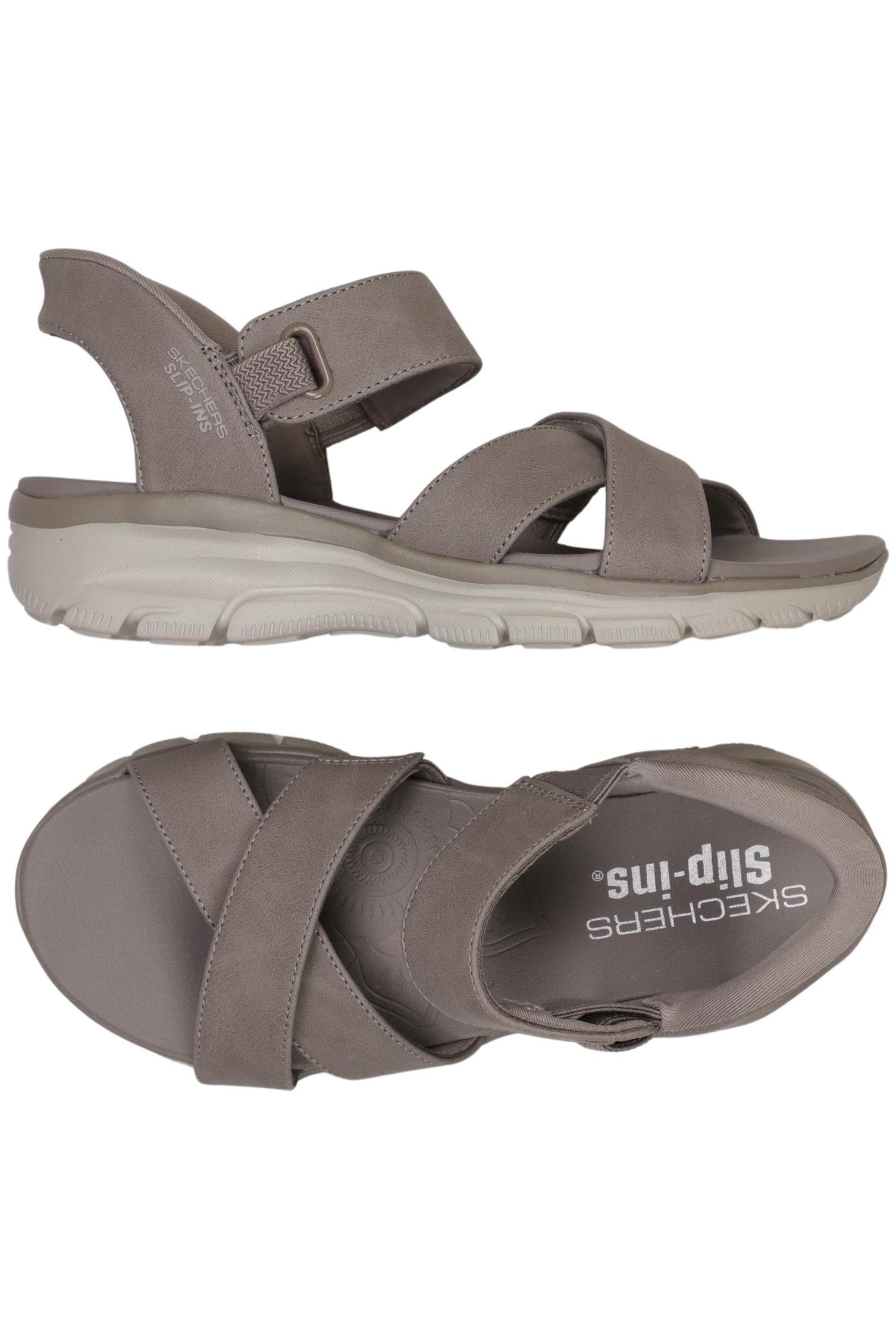 

Skechers Damen Sandale, grau, Gr. 36