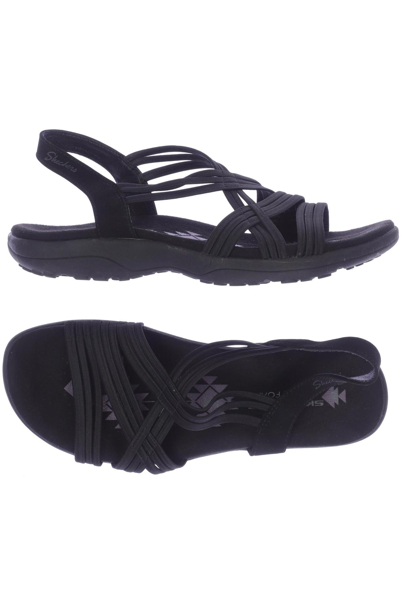 

Skechers Damen Sandale, schwarz, Gr. 9