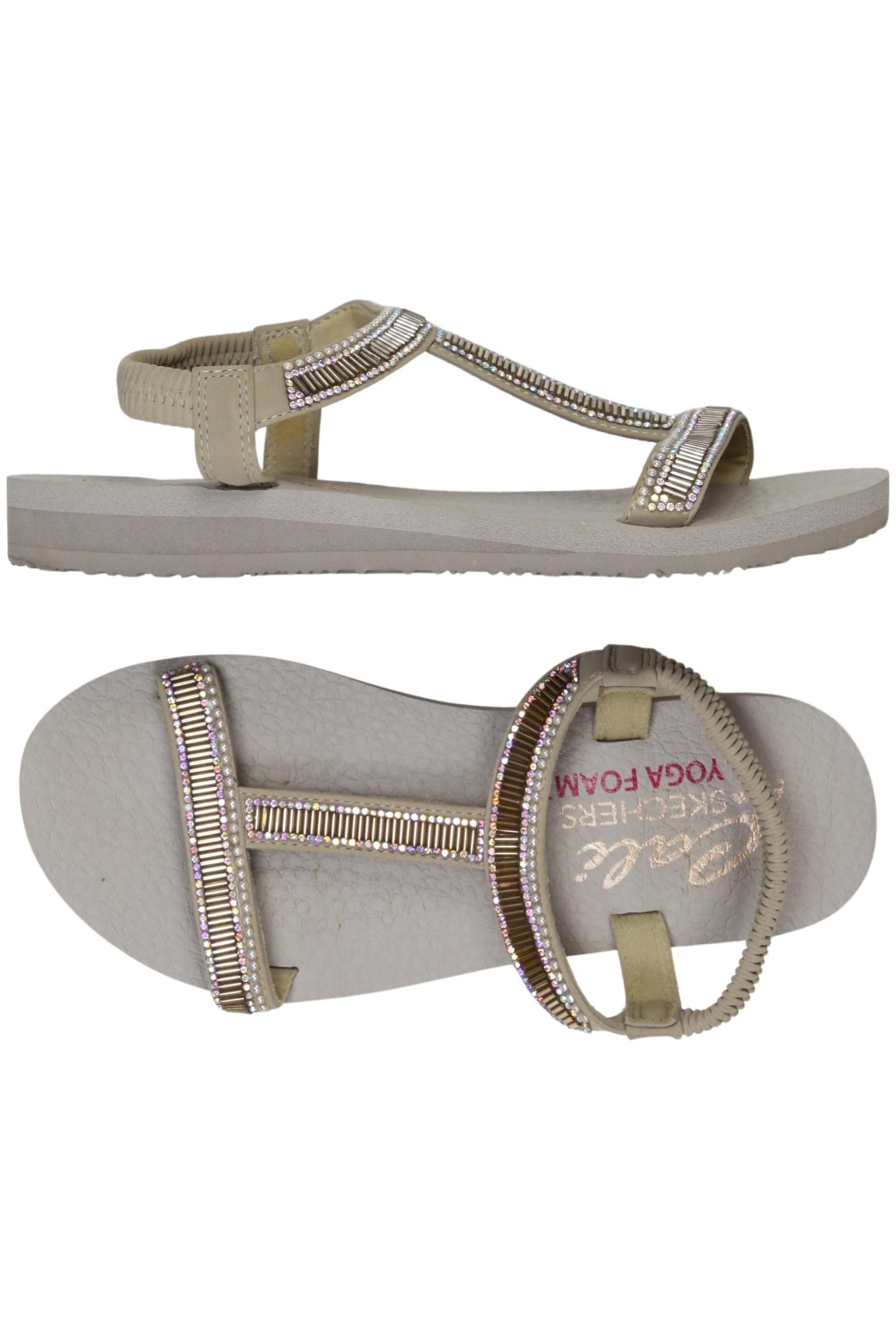 

Skechers Damen Sandale, beige, Gr. 36