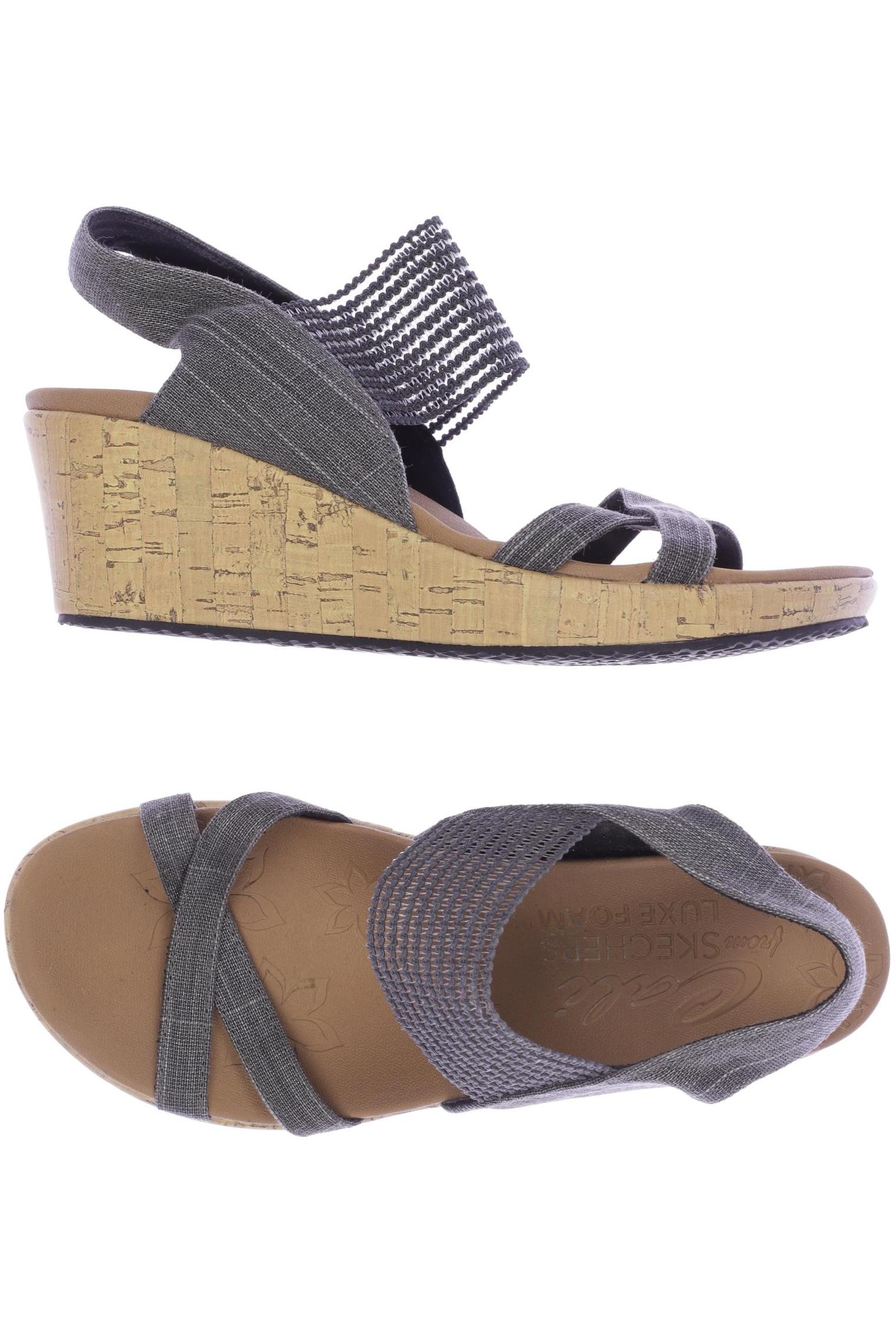 

Skechers Damen Sandale, grau, Gr. 38