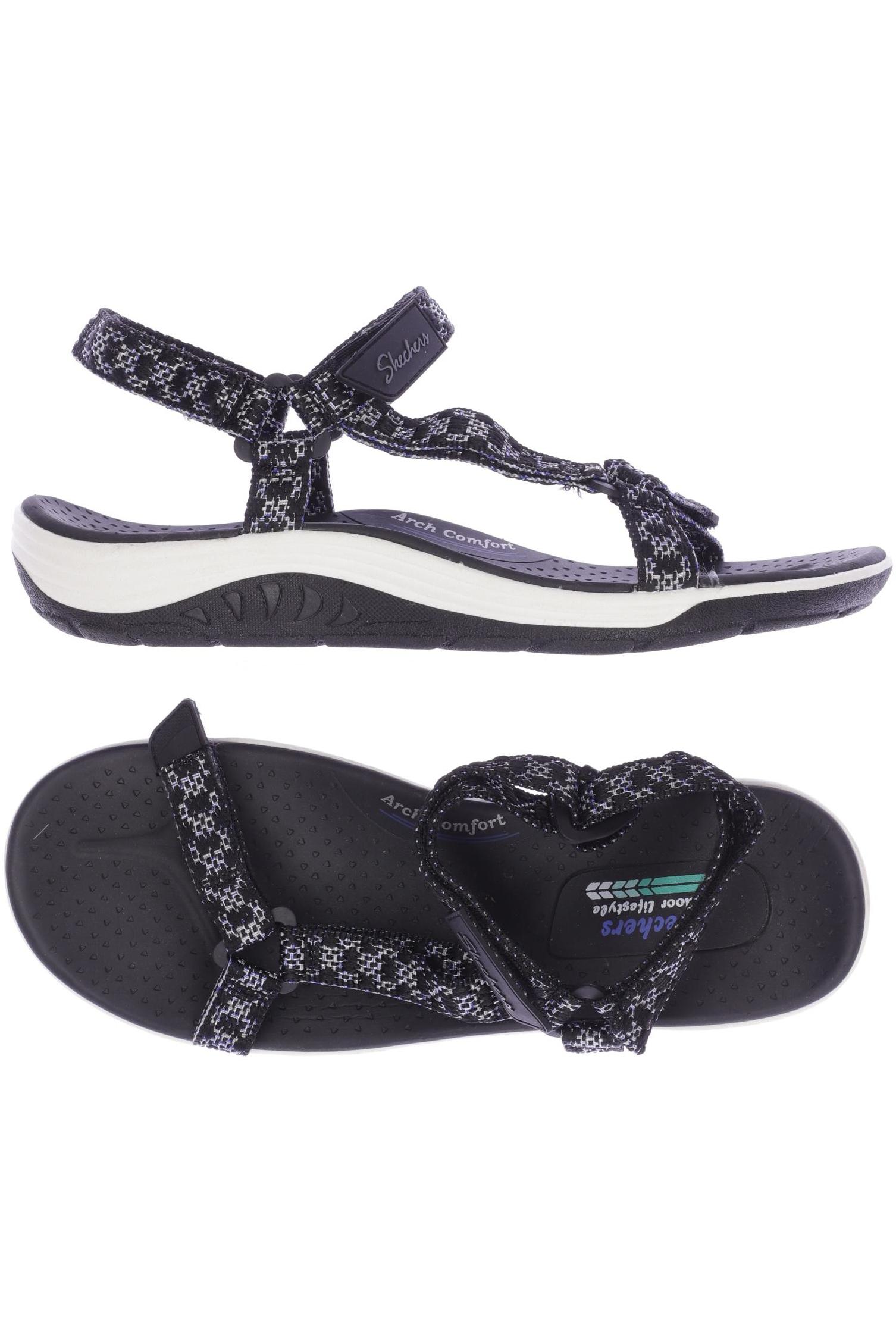 

Skechers Damen Sandale, schwarz, Gr. 40