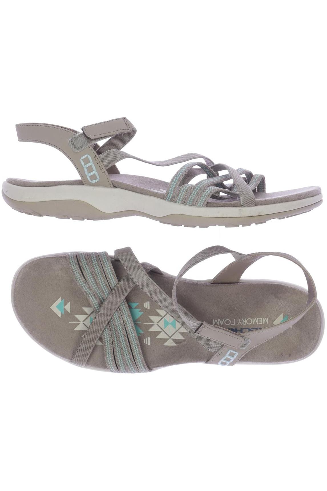 

Skechers Damen Sandale, beige, Gr. 40