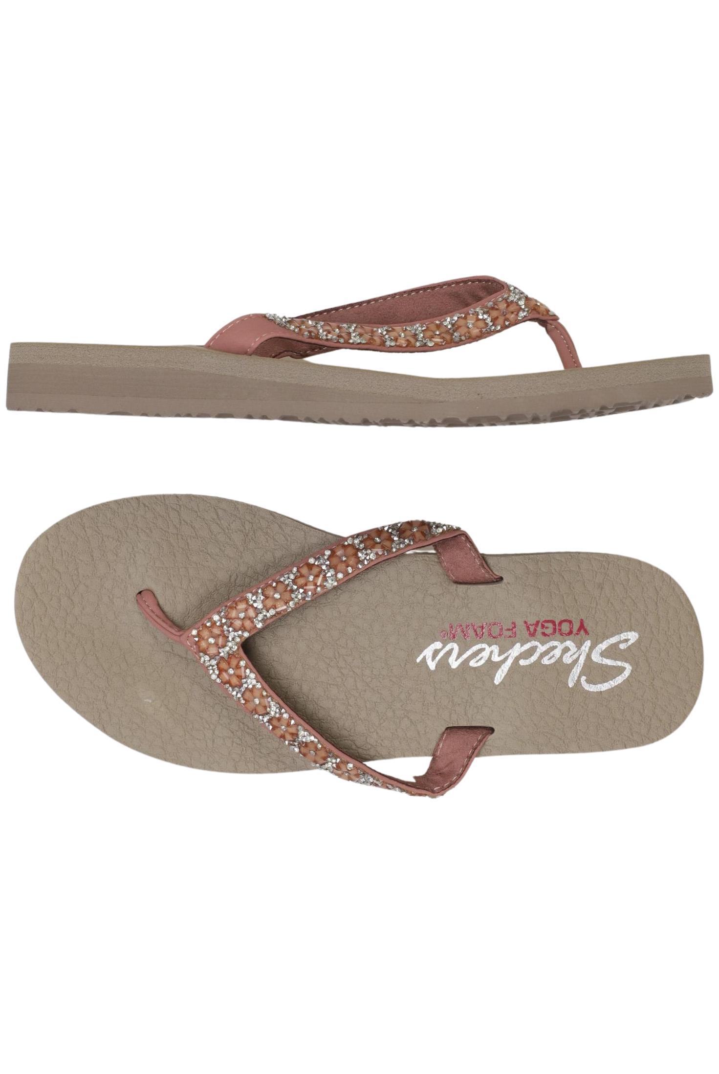 

Skechers Damen Sandale, beige, Gr. 38