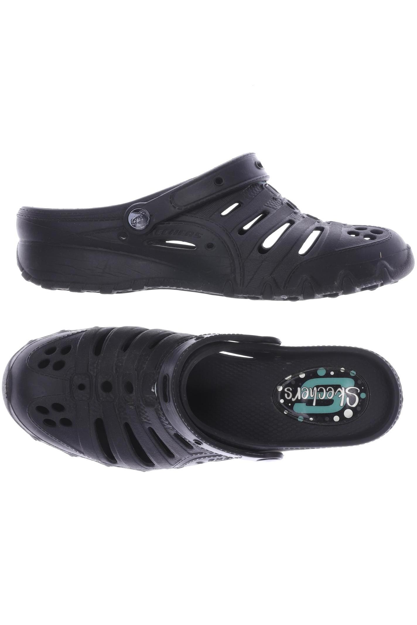 

SKECHERS Damen Sandale, schwarz