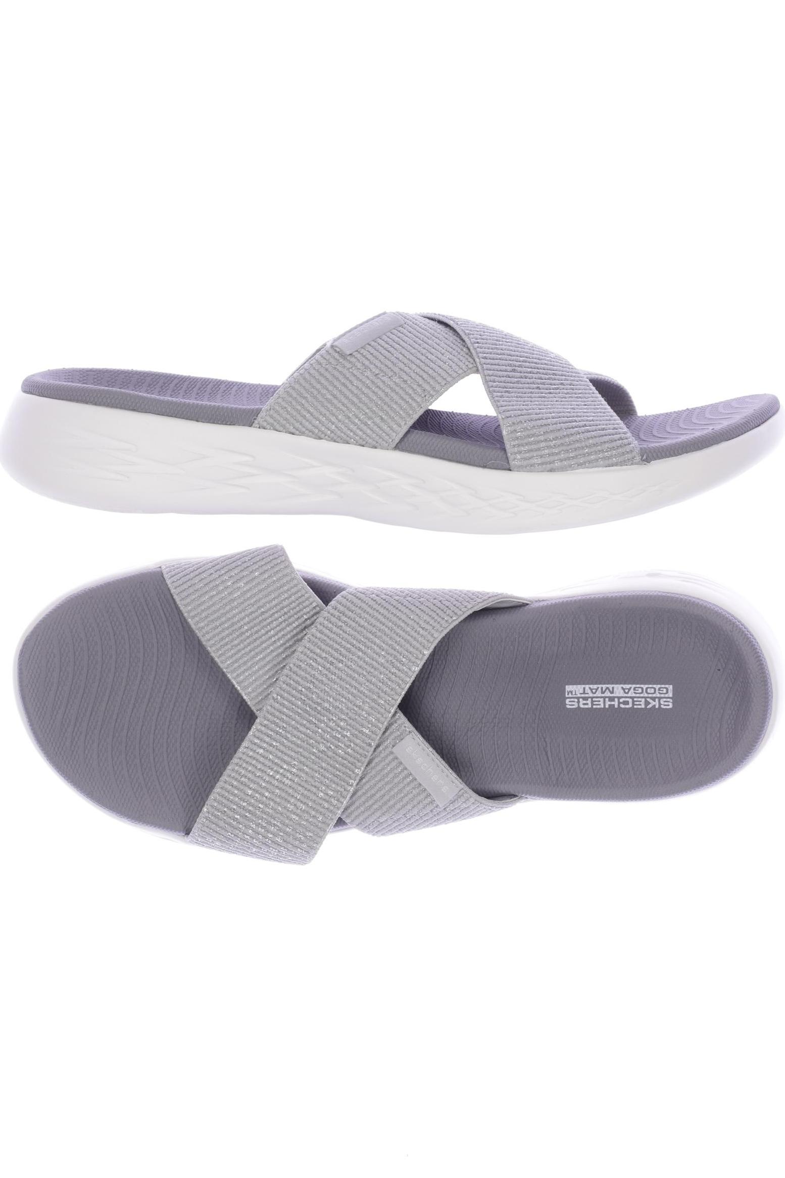 

Skechers Damen Sandale, grau, Gr. 39