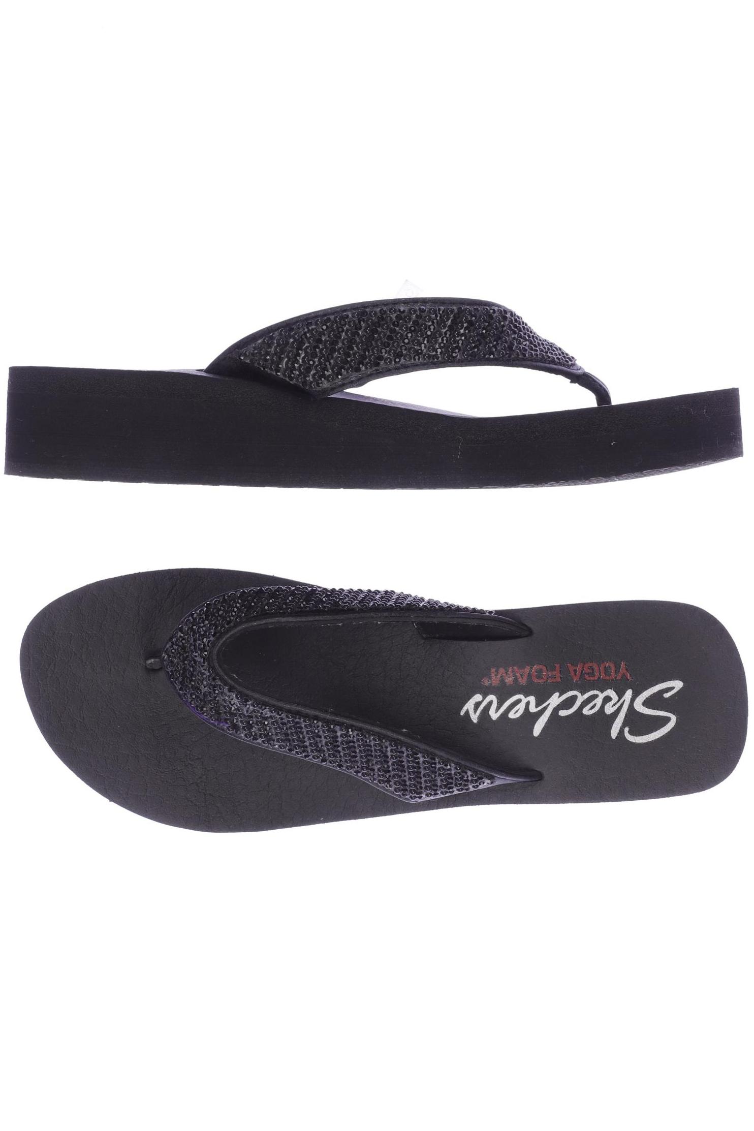 

Skechers Damen Sandale, schwarz, Gr. 39