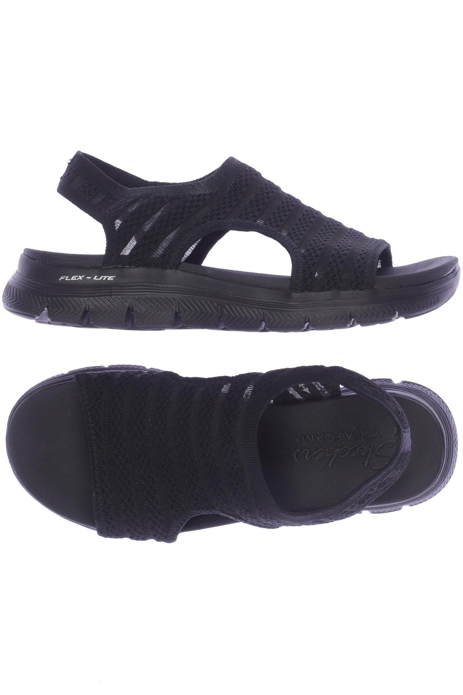 

Skechers Damen Sandale, schwarz, Gr. 36