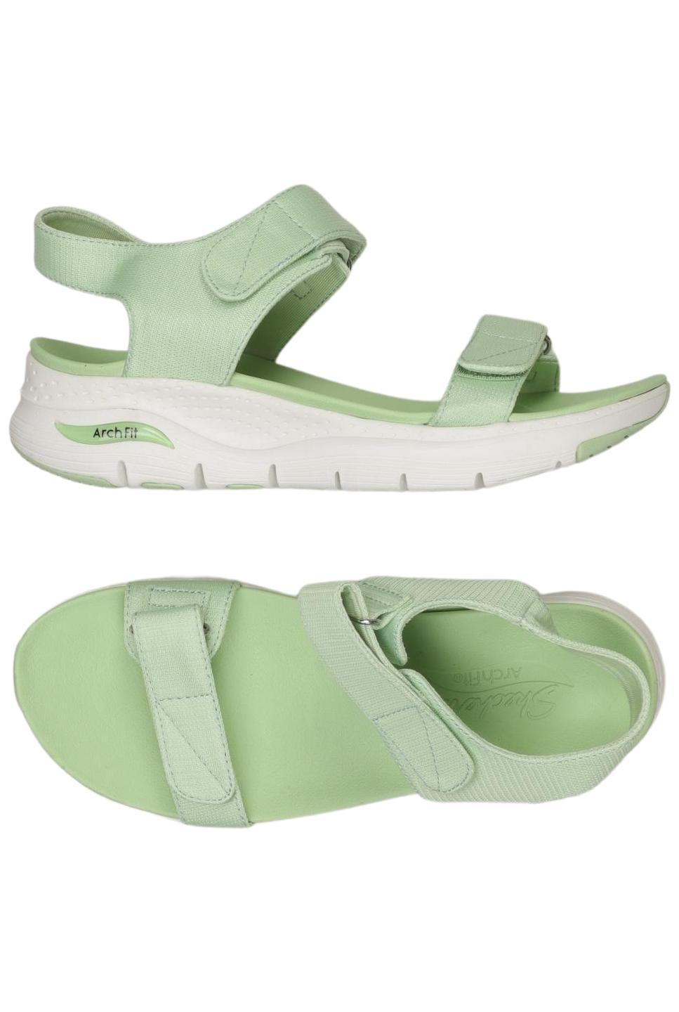 

Skechers Damen Sandale, hellgrün, Gr. 38