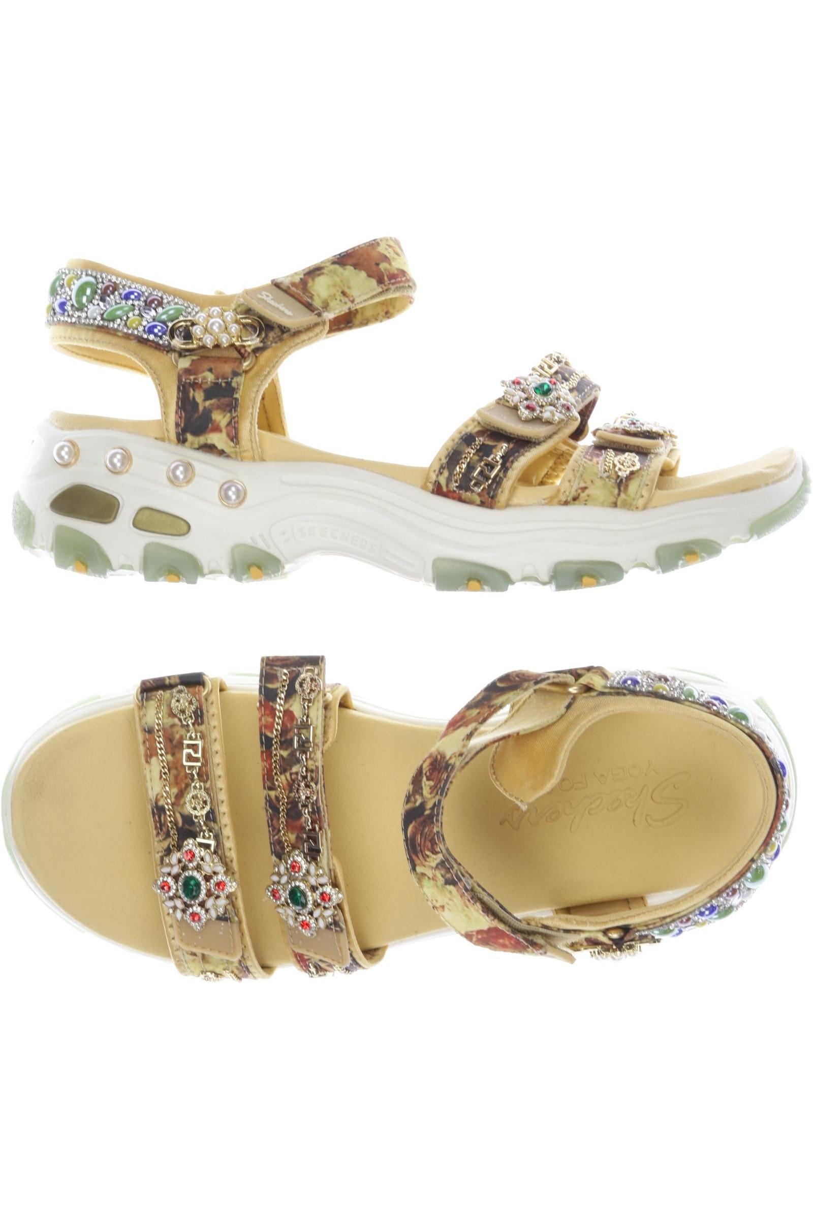 

Skechers Damen Sandale, gelb, Gr. 40