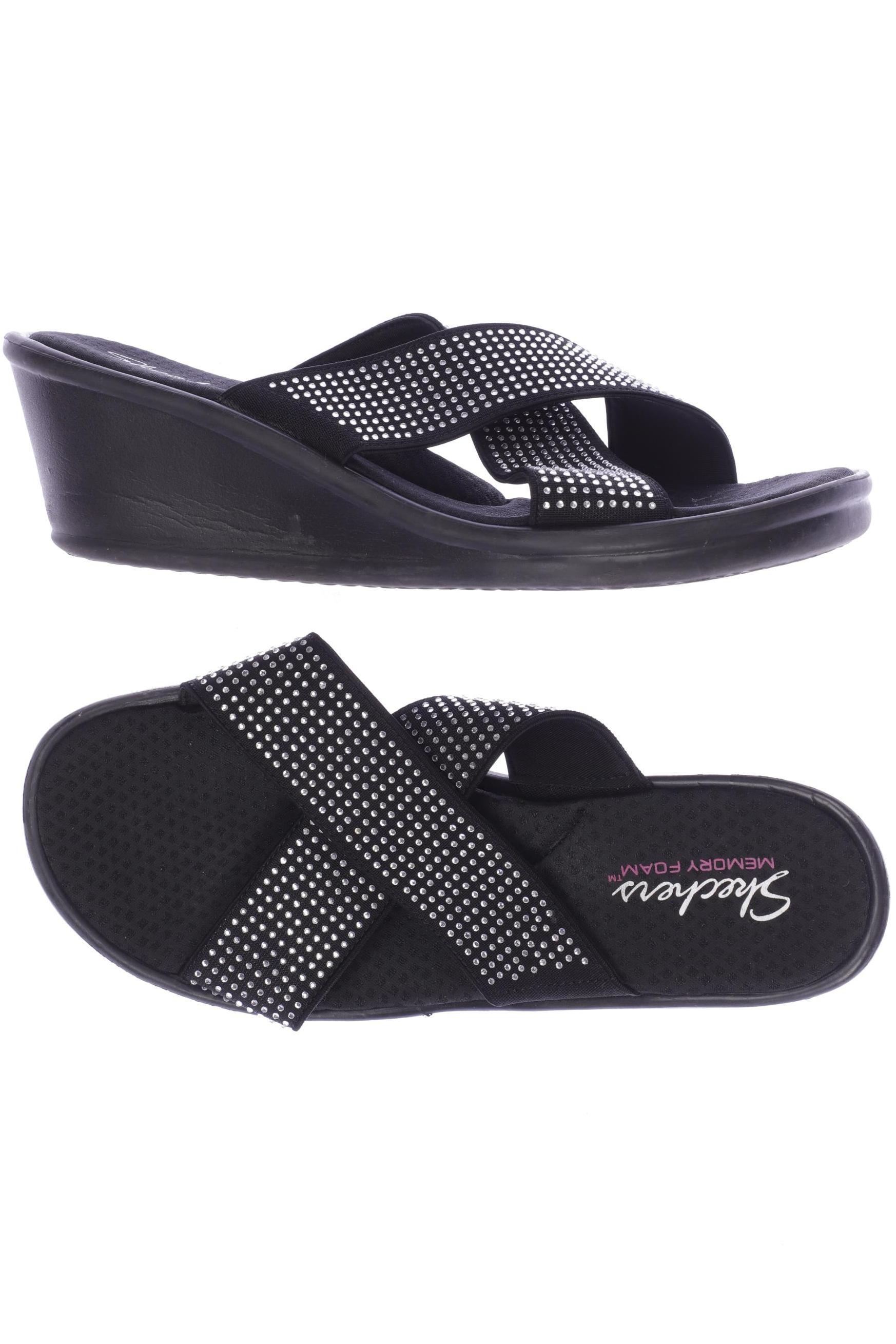 

Skechers Damen Sandale, schwarz, Gr. 40