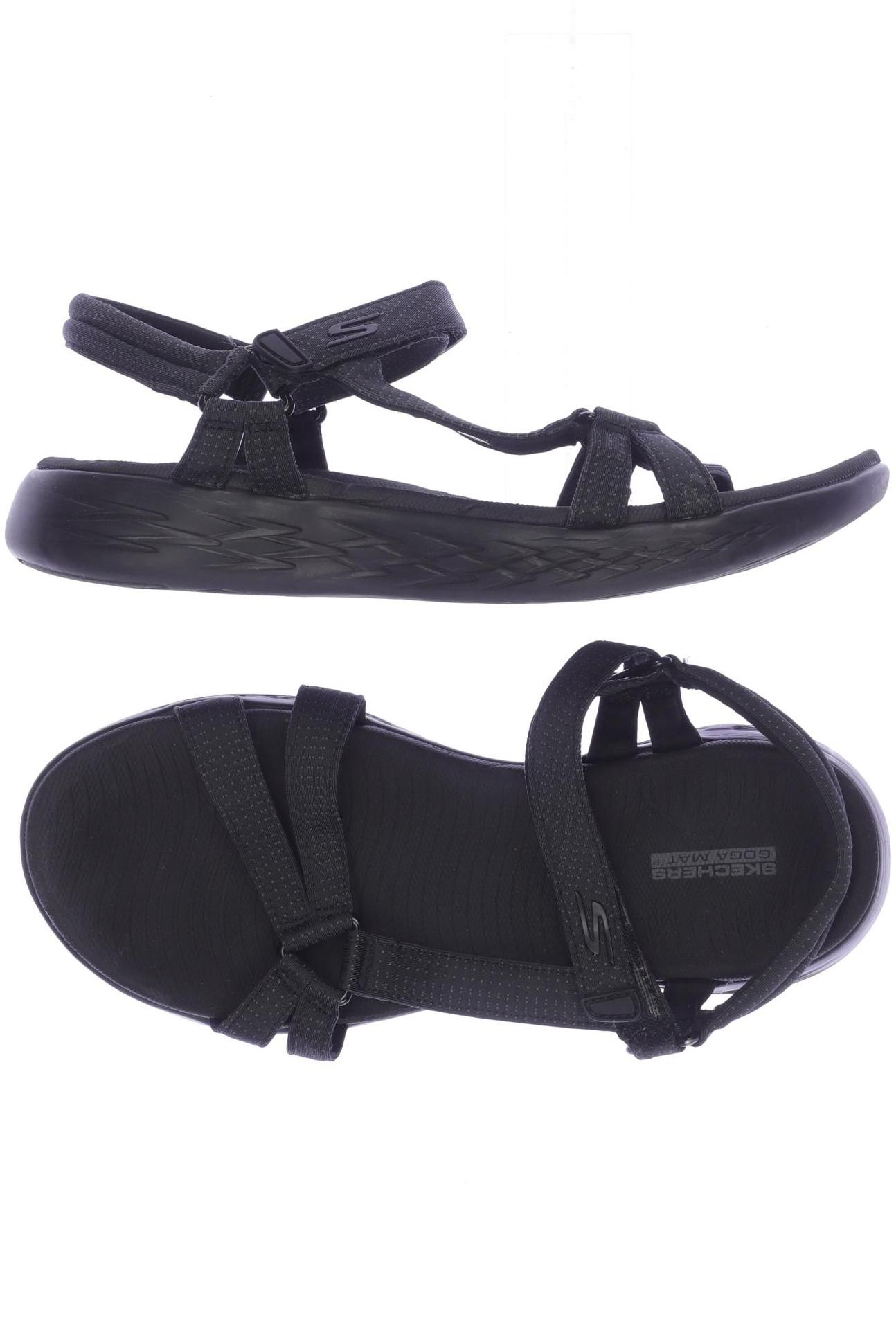 

Skechers Damen Sandale, schwarz, Gr. 38