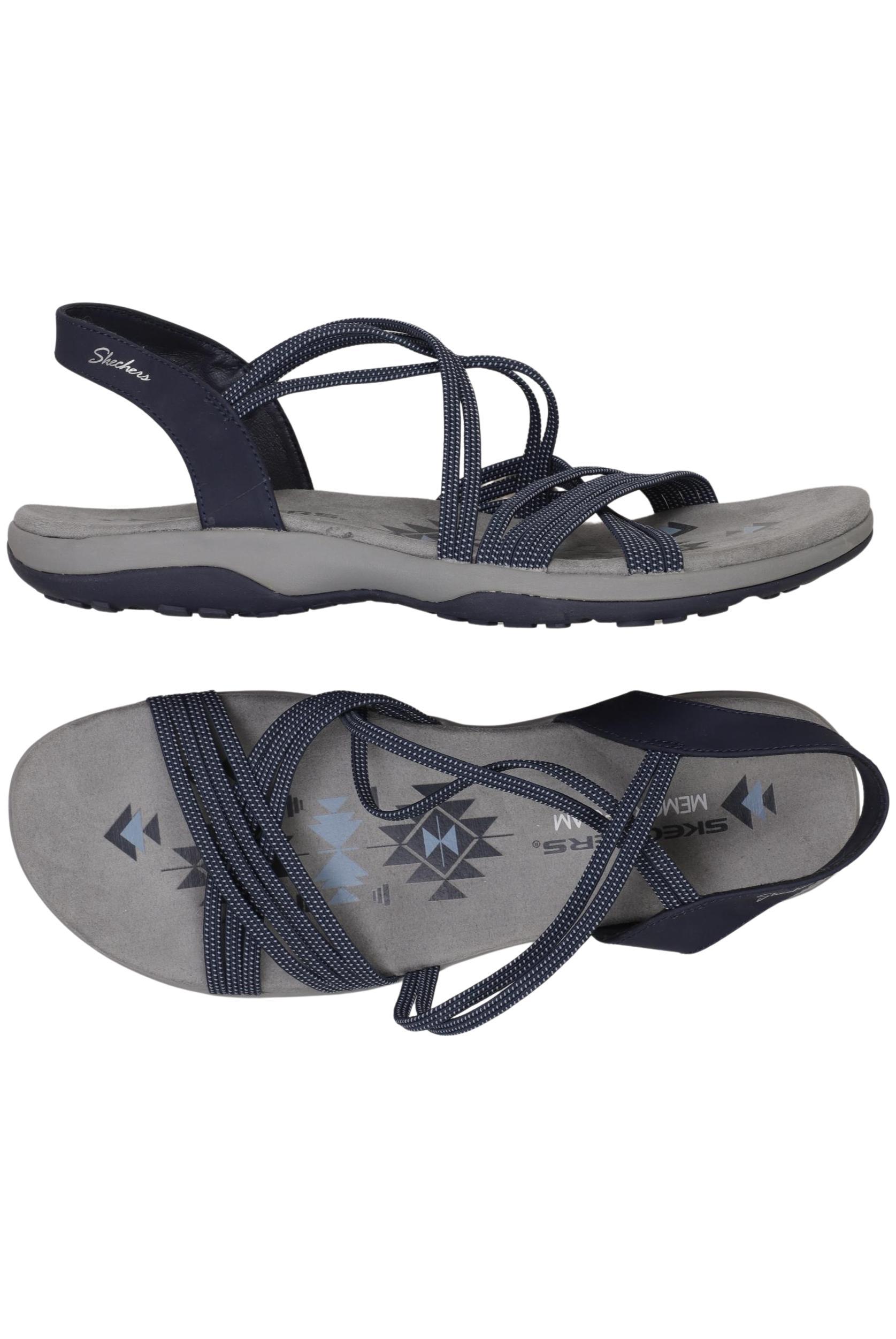 

Skechers Damen Sandale, marineblau, Gr. 42