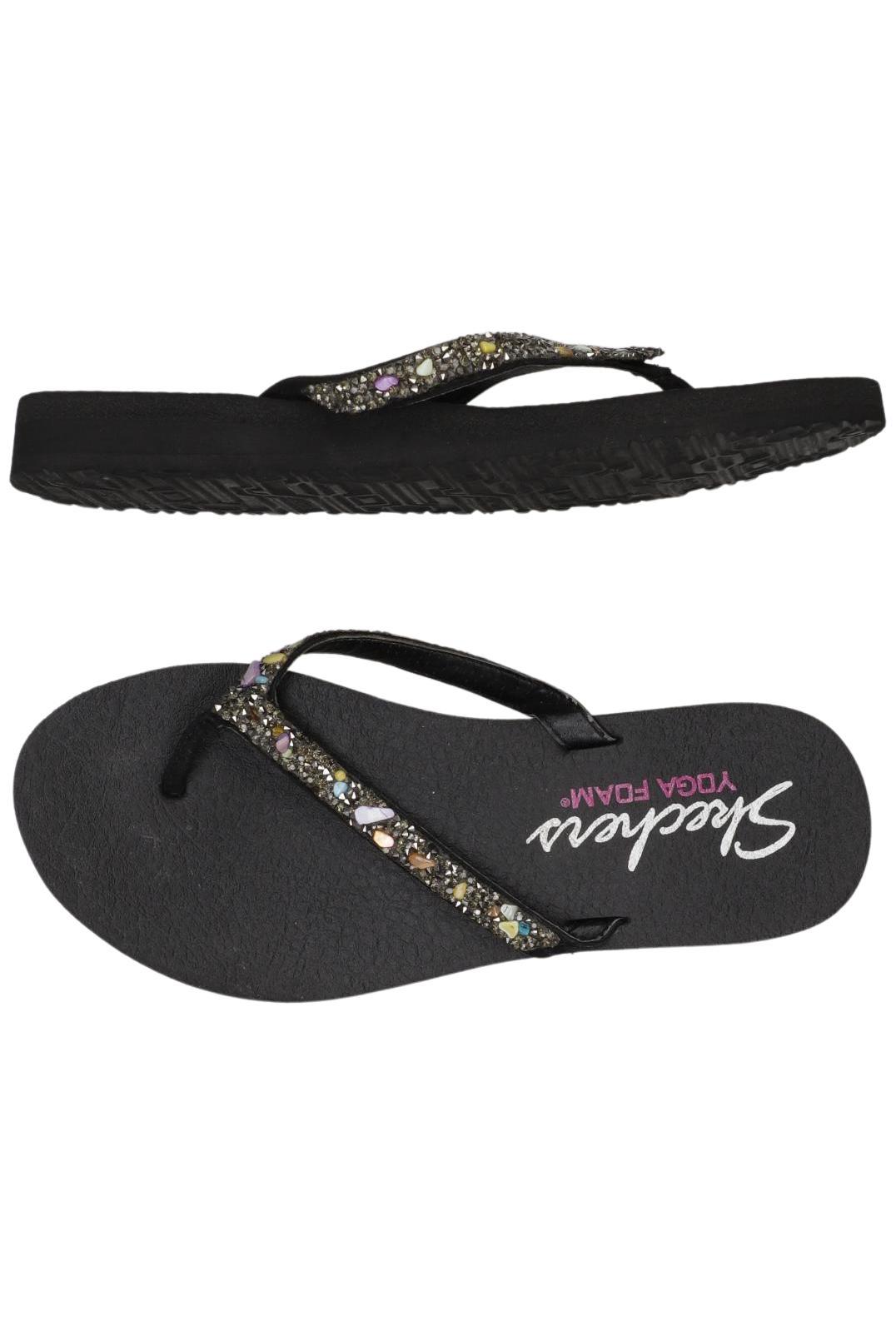 

Skechers Damen Sandale, schwarz, Gr. 8