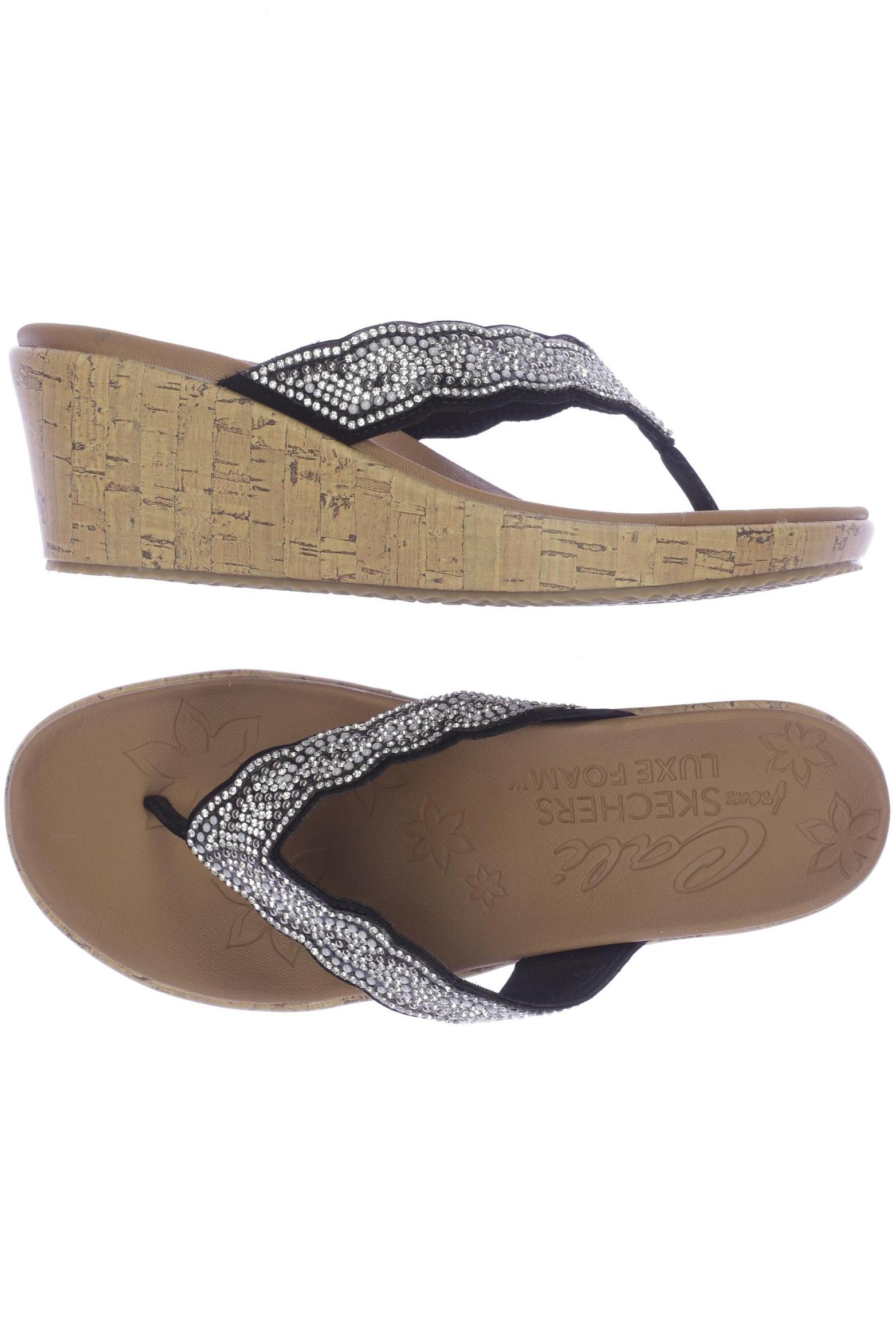 

Skechers Damen Sandale, schwarz, Gr. 36