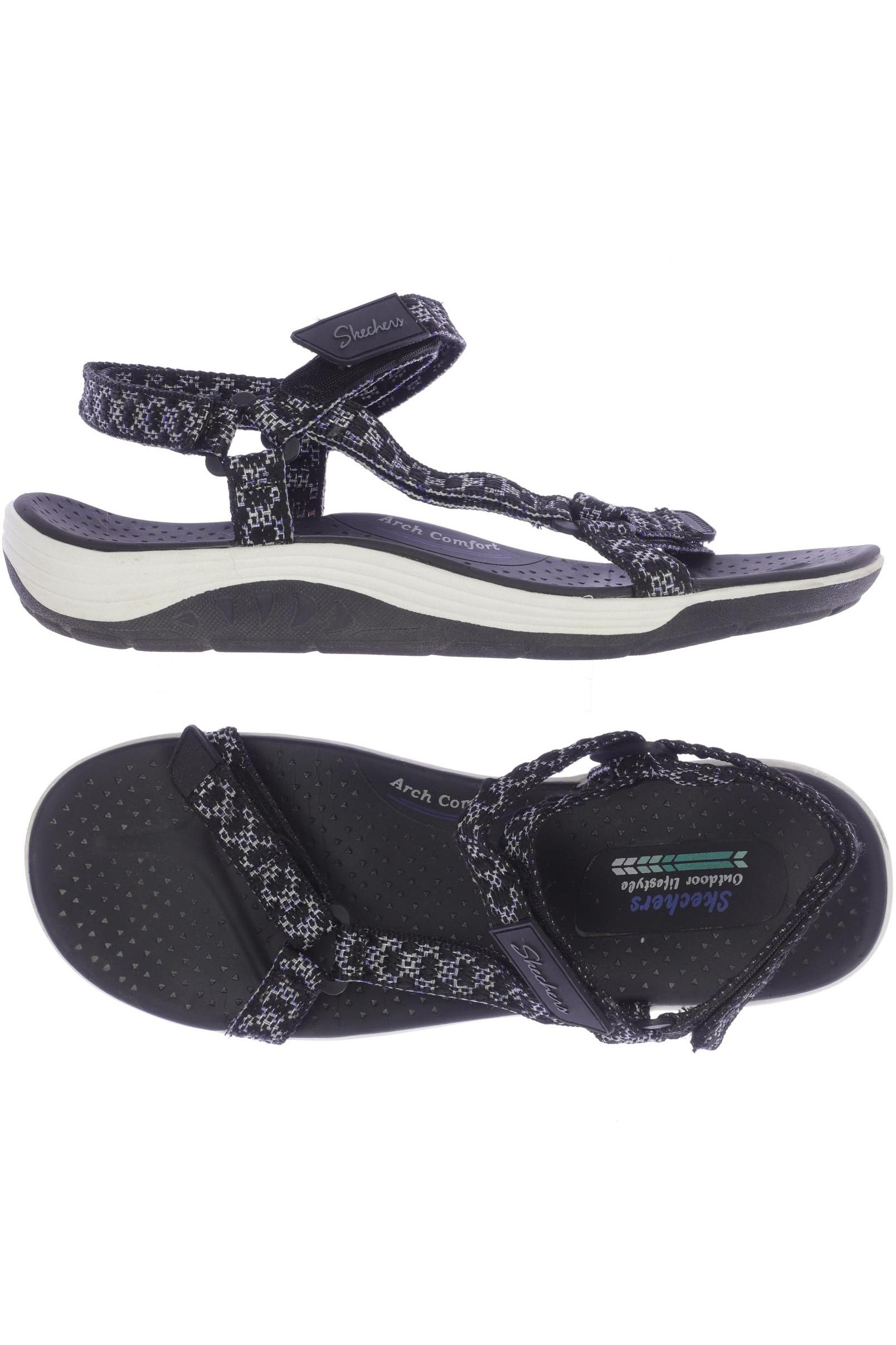 

Skechers Damen Sandale, schwarz, Gr. 42