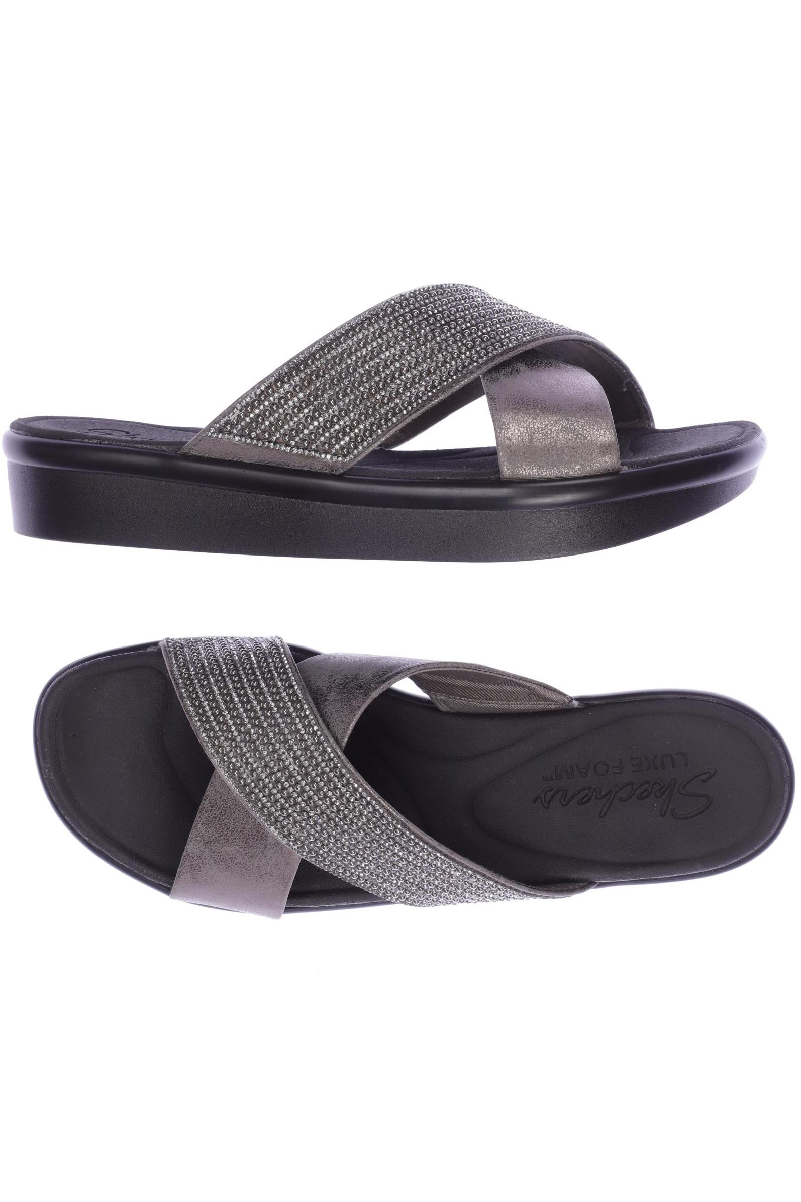 

Skechers Damen Sandale, grau, Gr. 40