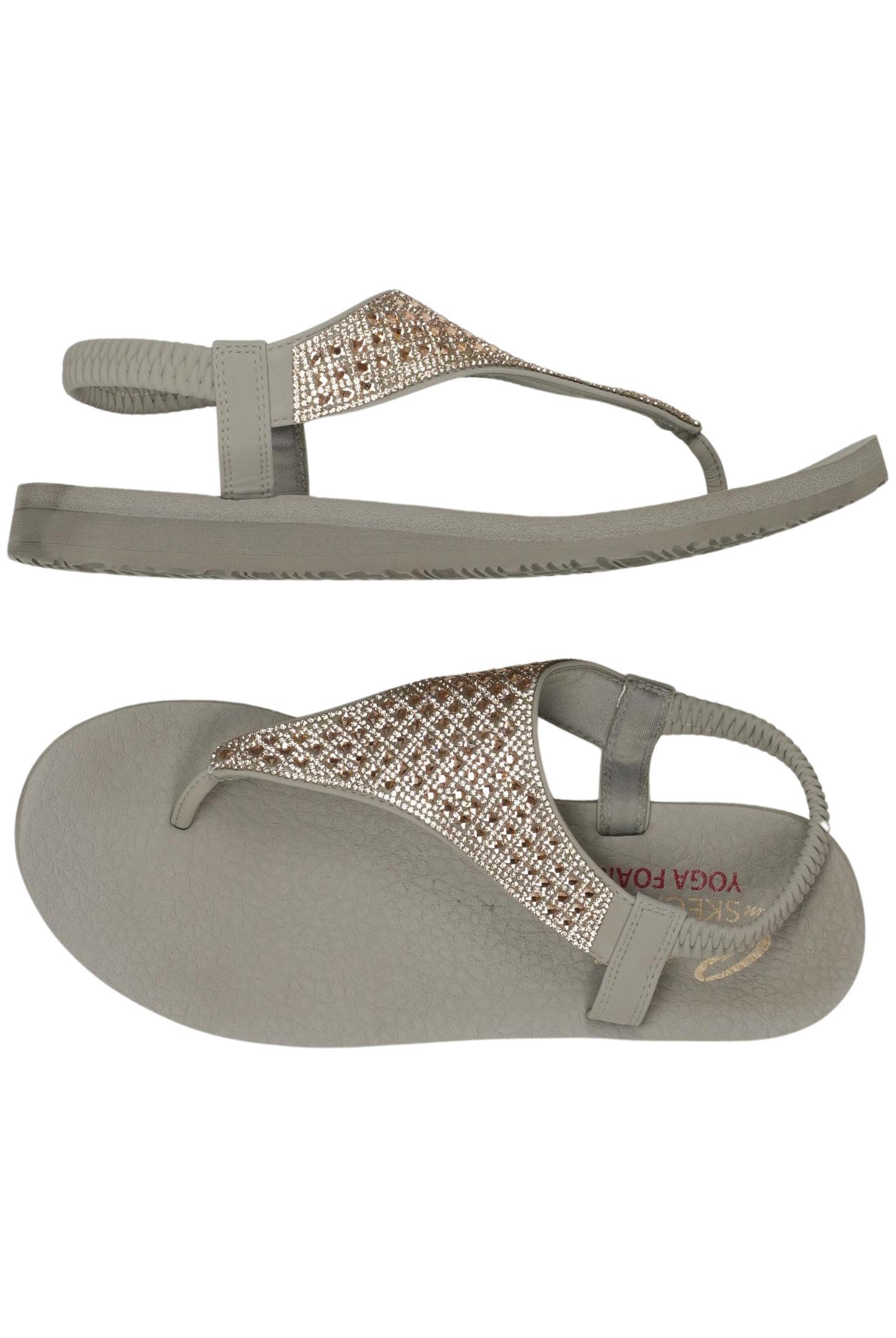 

Skechers Damen Sandale, grau, Gr. 39